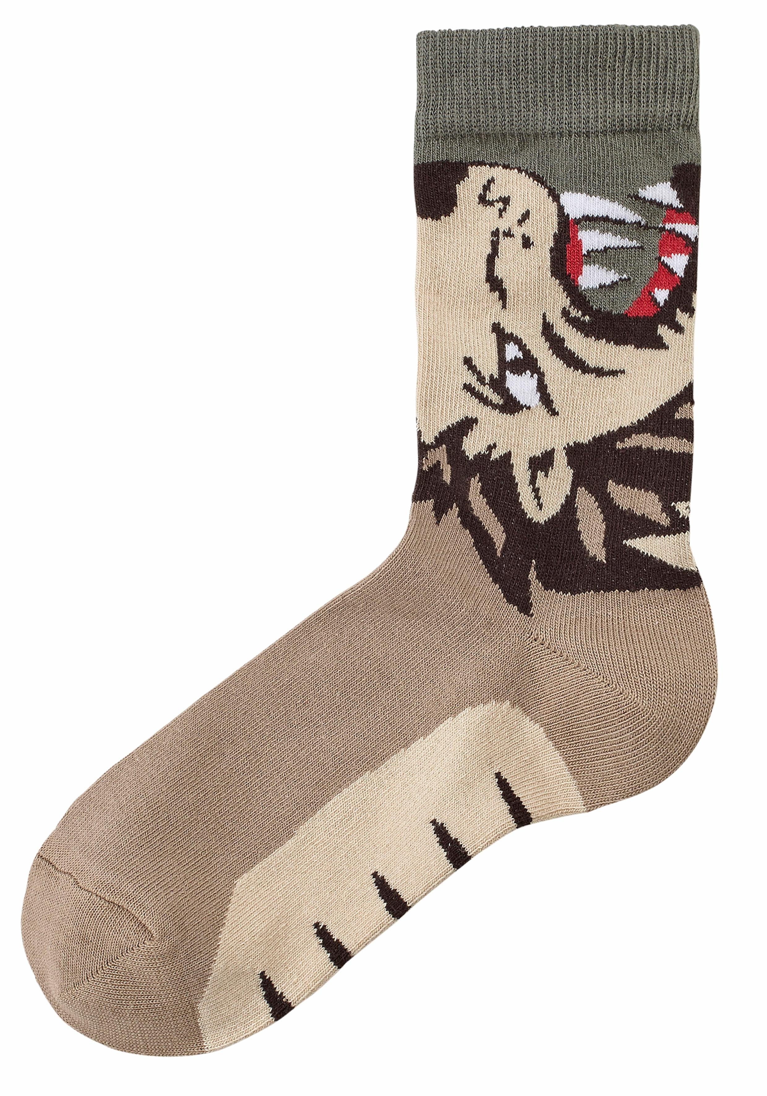 Sokken met dierenmotieven (set, 5 paar)