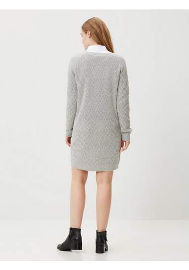 Vero Moda Lange mouw Gebreide jurk Vero Moda Lange mouw Gebreide jurk