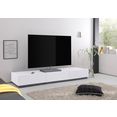 places of style tv-meubel zela met 3 lades, breedte 184 cm wit