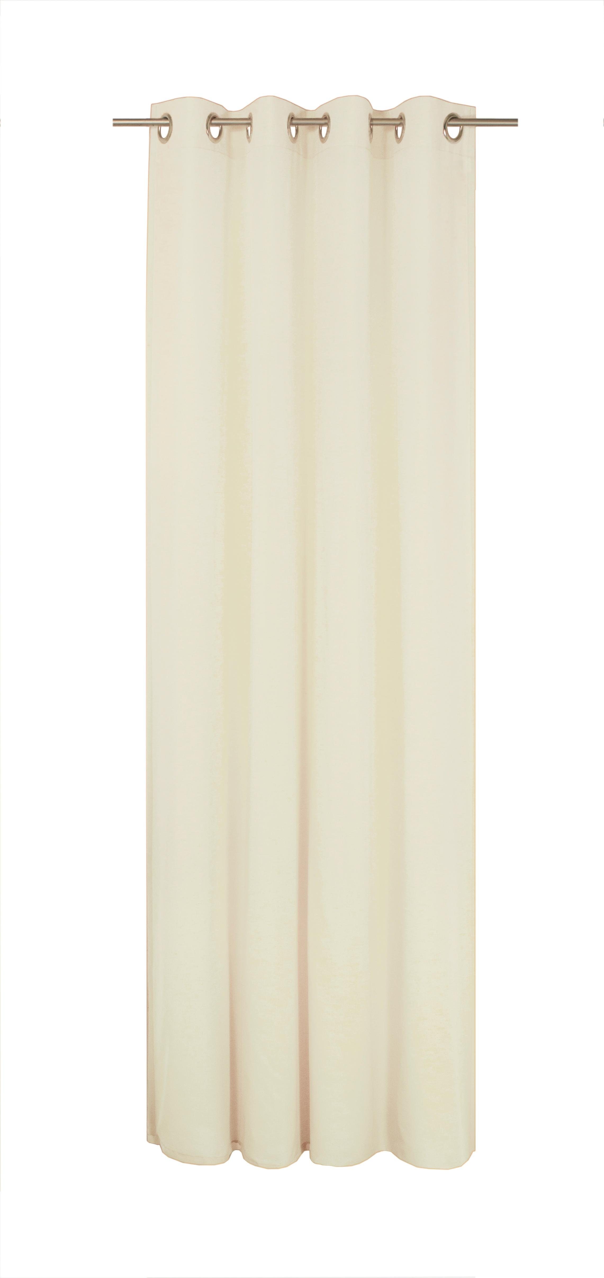 Wirth Gordijn Lorca (1 stuk) kant & klaar gordijnen maat 4 beige
