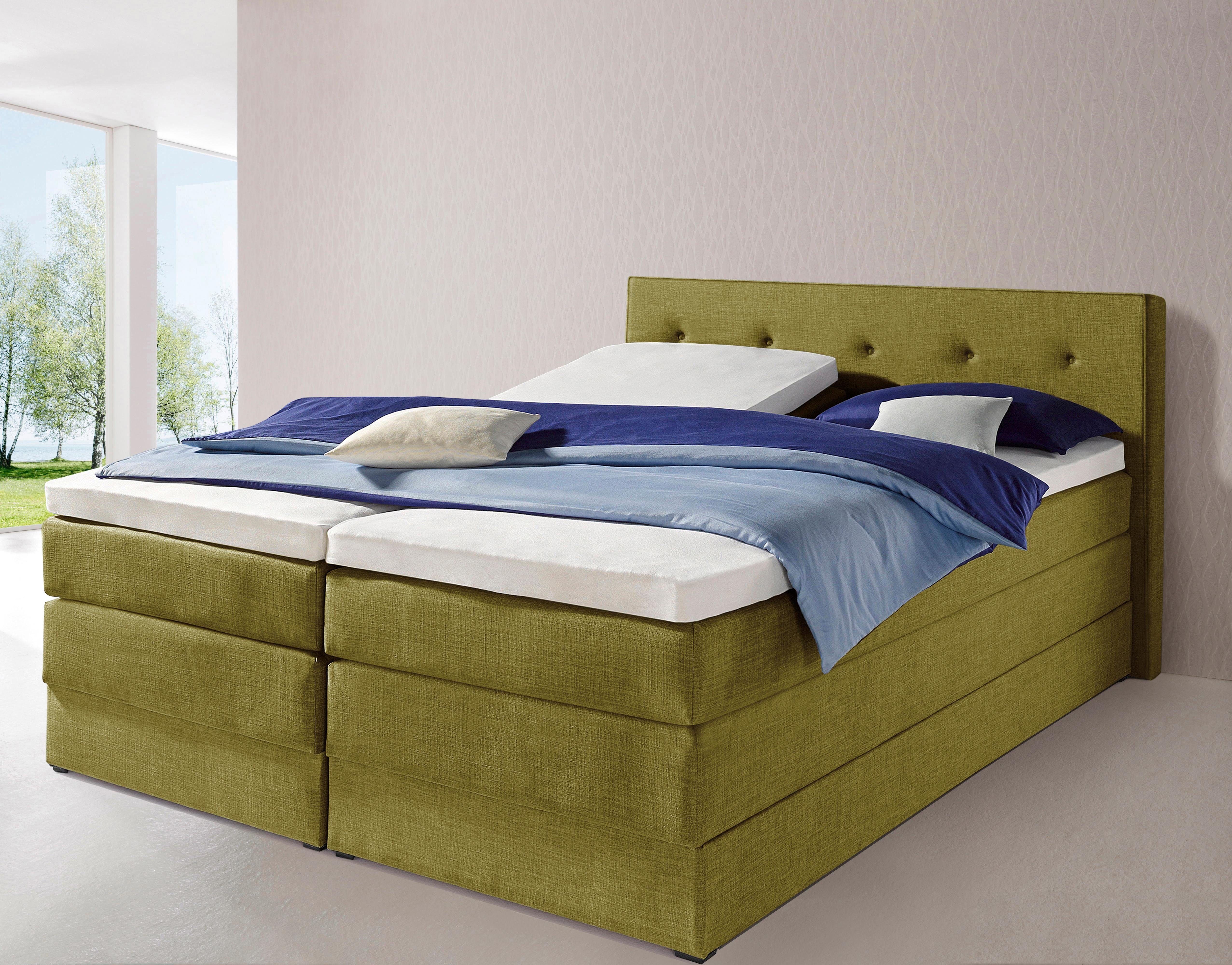 hapo Boxspring met bedkist boxsprings groen