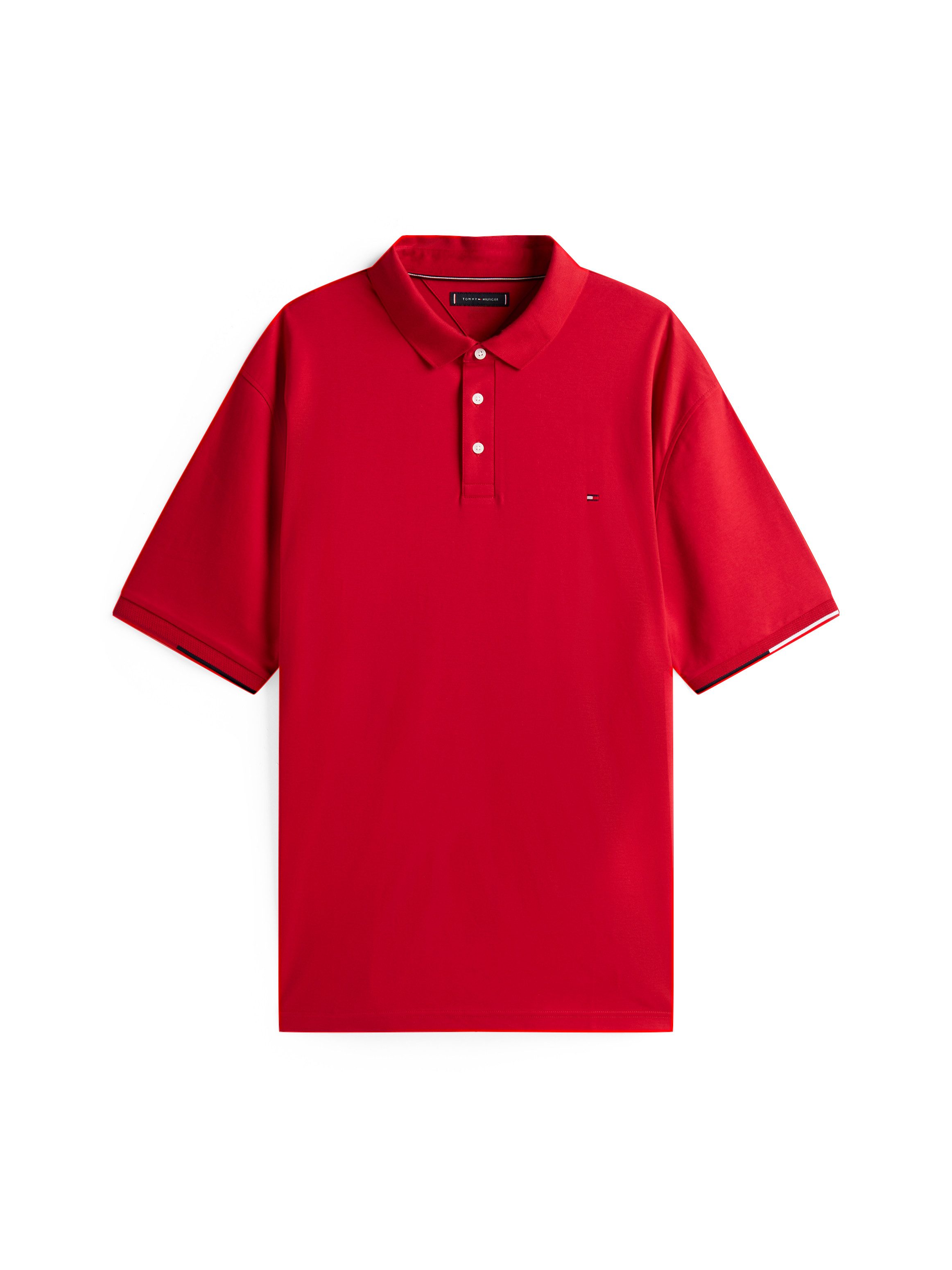Tommy Hilfiger Poloshirt BT-INTERLOCK FLAGCUFF SLIM FIT-B