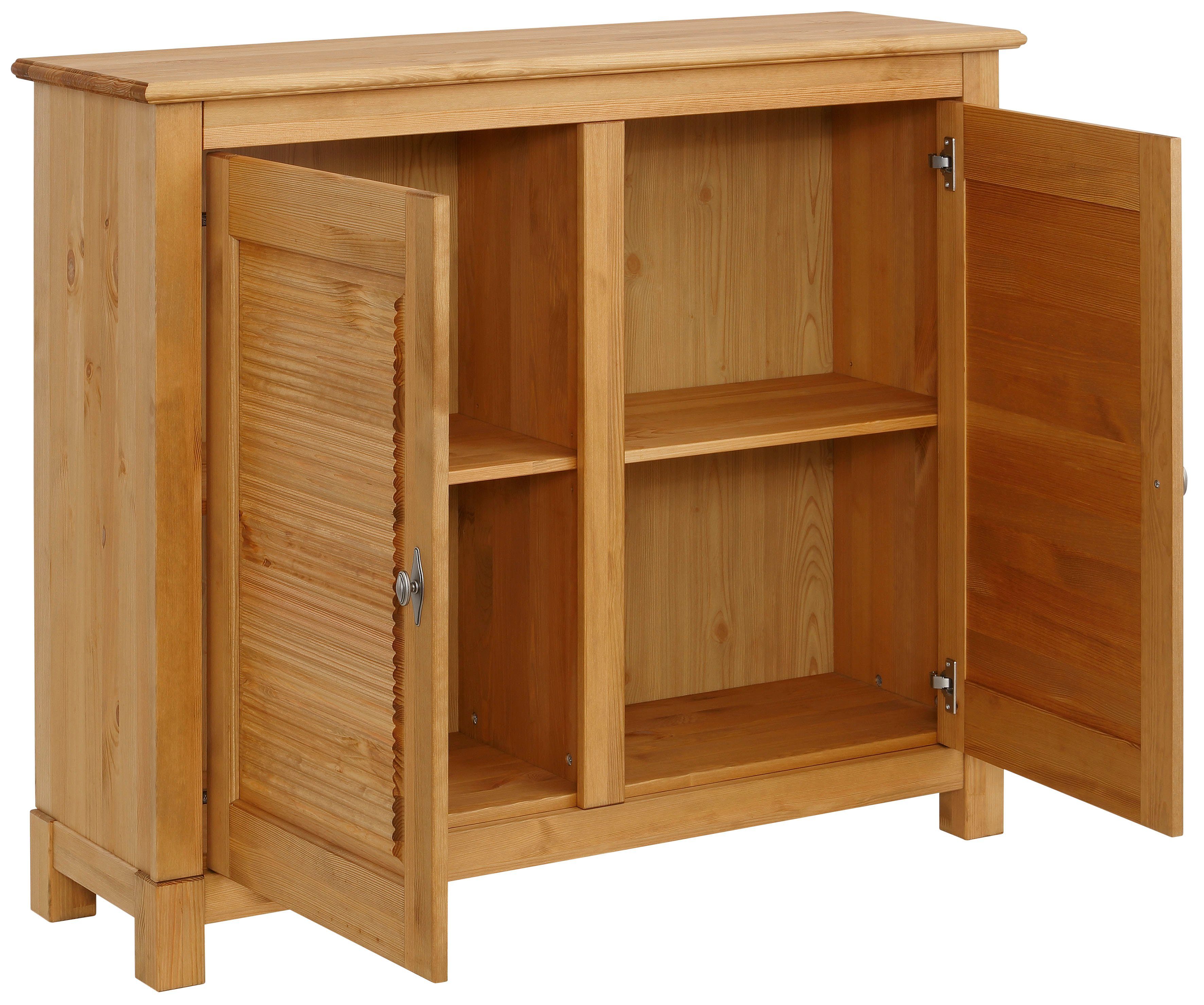 Home affaire Kast Rauna Breedte 118 cm, van massief grenen