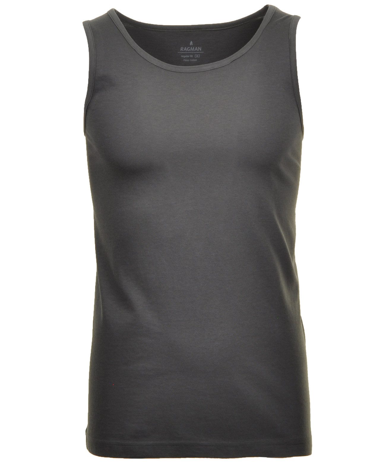 RAGMAN Muscle-shirt heren t-shirts maat L grijs