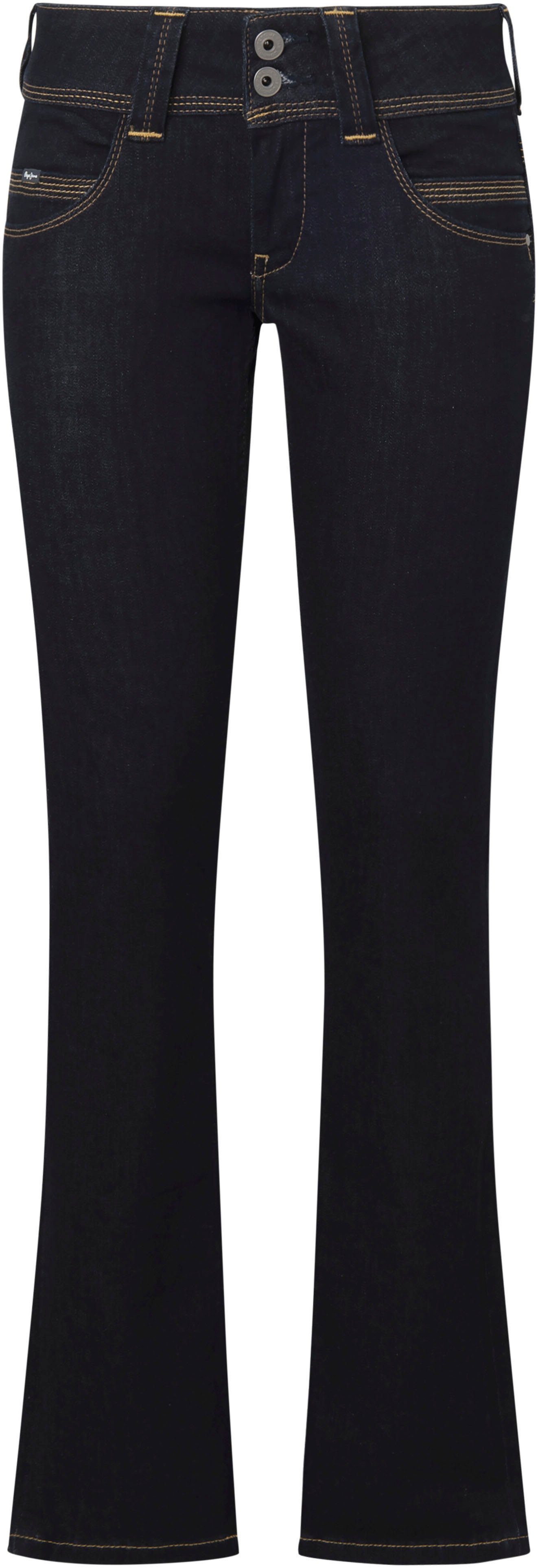 Pepe Jeans Straight jeans VENUS met badge
