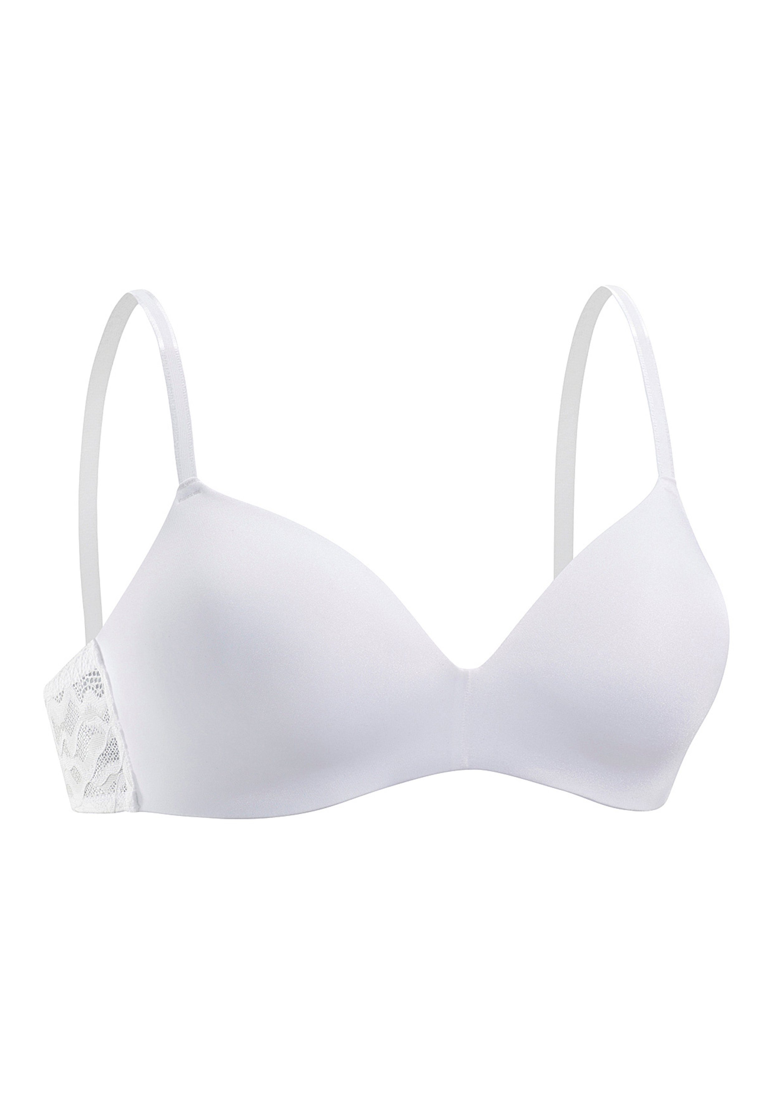 Lascana Bralette-bh zonder beugels, met naadloos voorgevormde cups