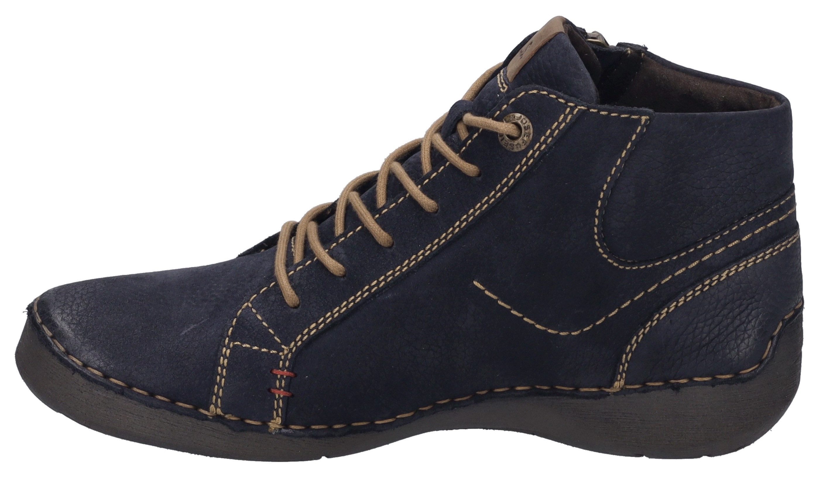 Josef Seibel Veterlaarsjes Fergey 67 Veterschoenen, winterlaarzen, comfortabele schoen met rits