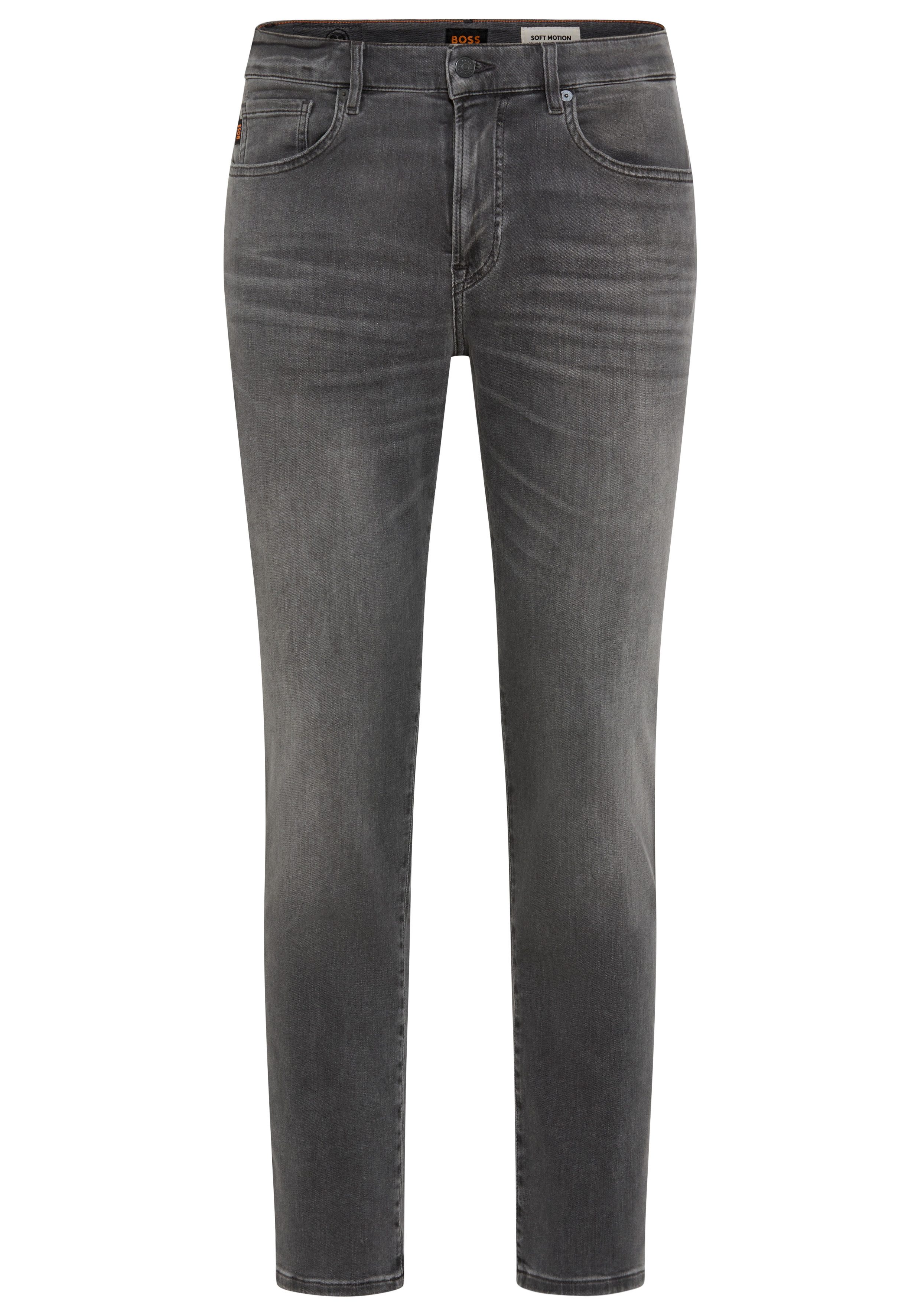 Boss Orange Tapered jeans Onyx in 5-pocket-vorm, comfortabel stretch-denim