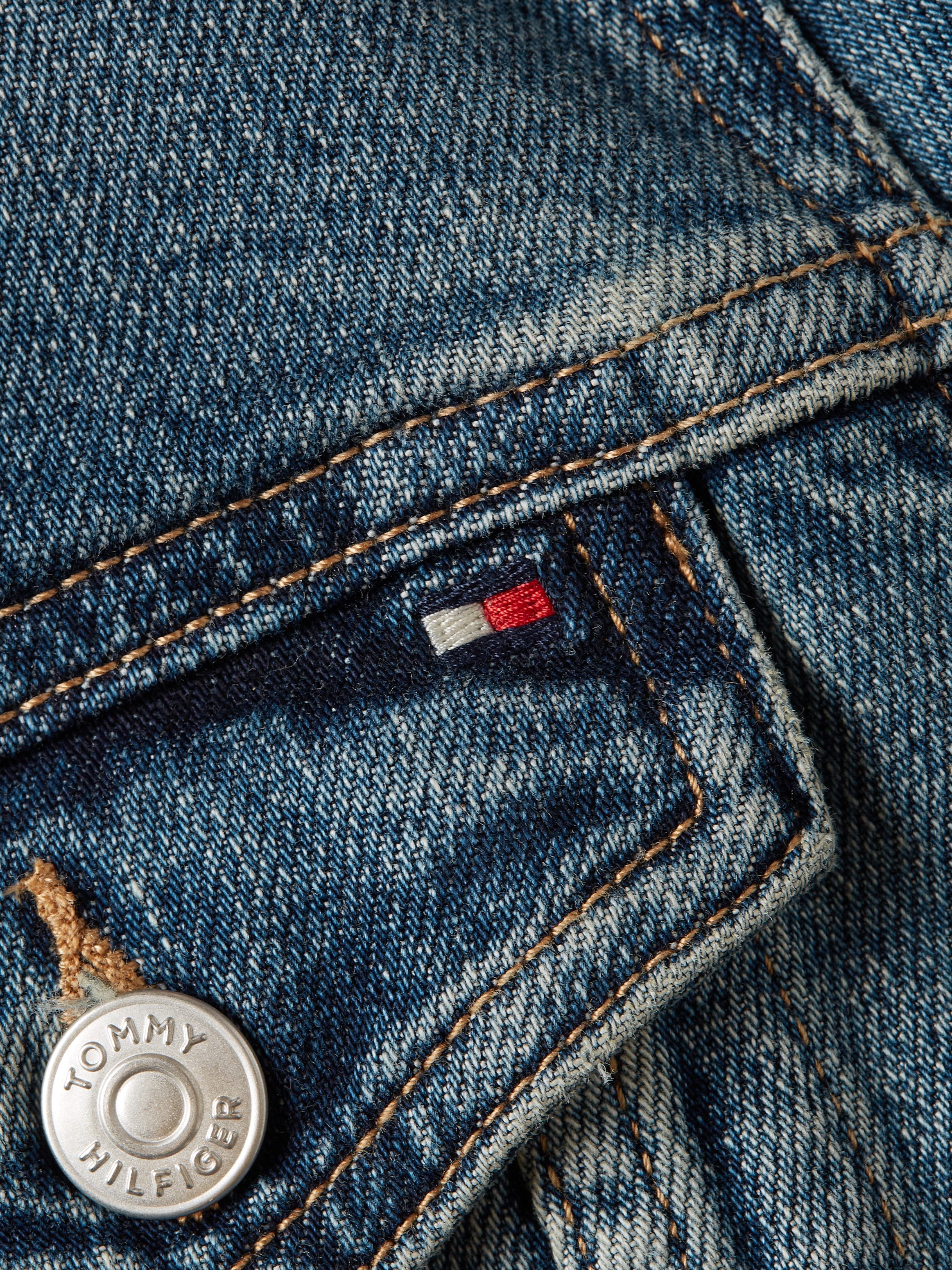 Tommy Hilfiger Jeansjack met geborduurd logo