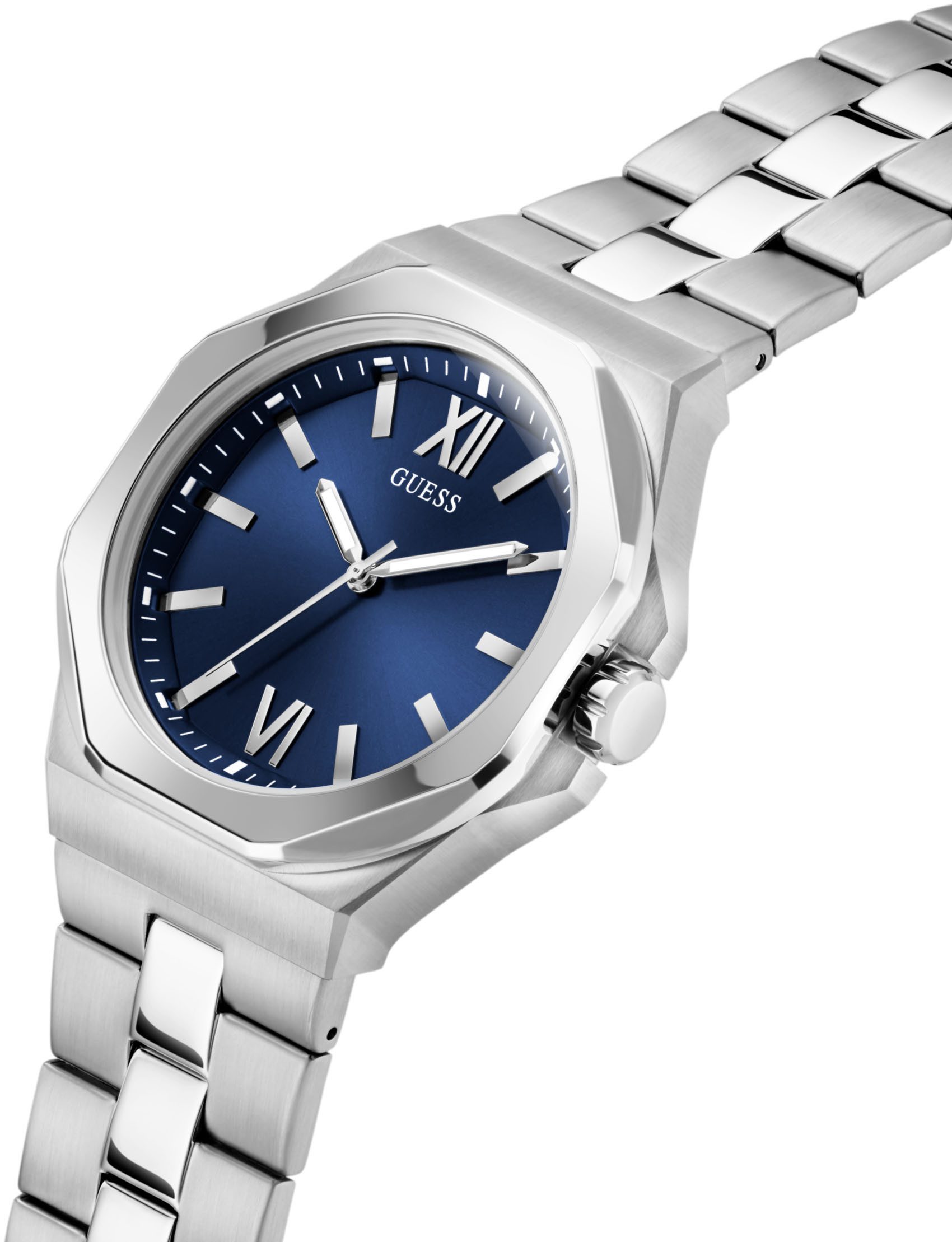 Guess Kwartshorloge EMPEROR Polshorloge, herenhorloge, siliconen band, cadeau-idee, analoog