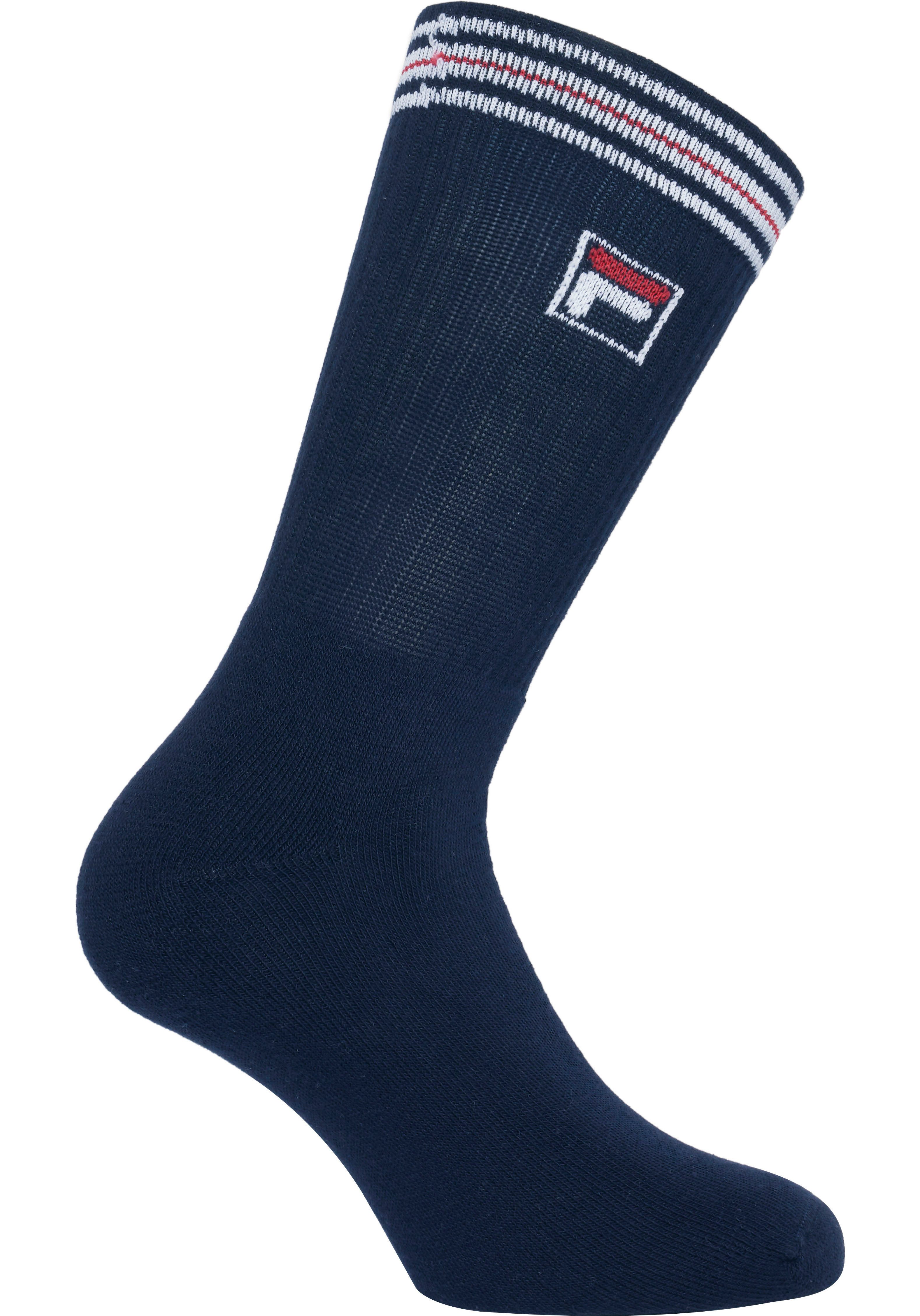 Fila Sportsokken UNISEX TOP QUALITY FULL TERRY VINTAGE SOCKS (4 paar)