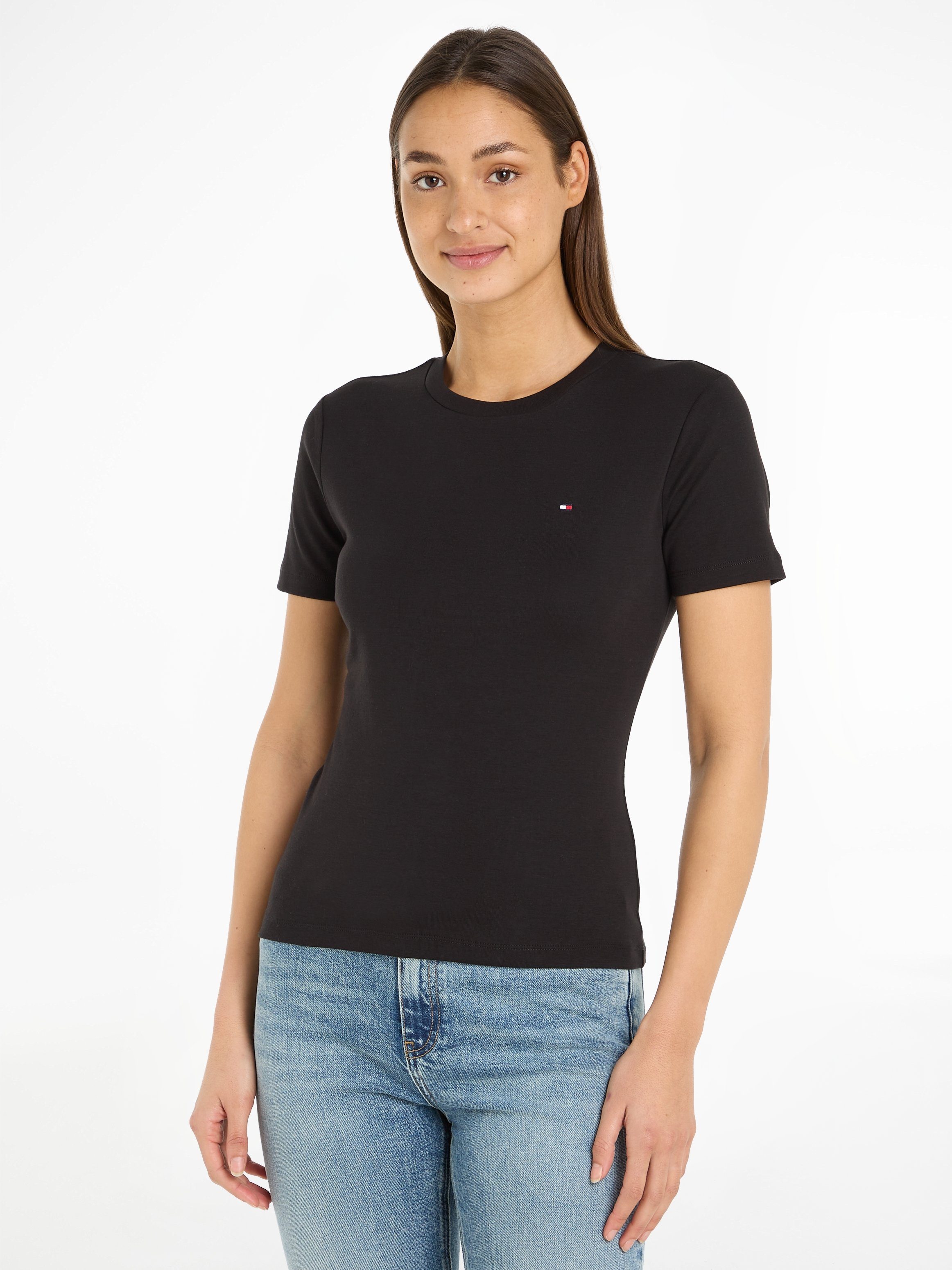 Tommy Hilfiger T-shirt SLIM CODY C-NK SS met geborduurd logo