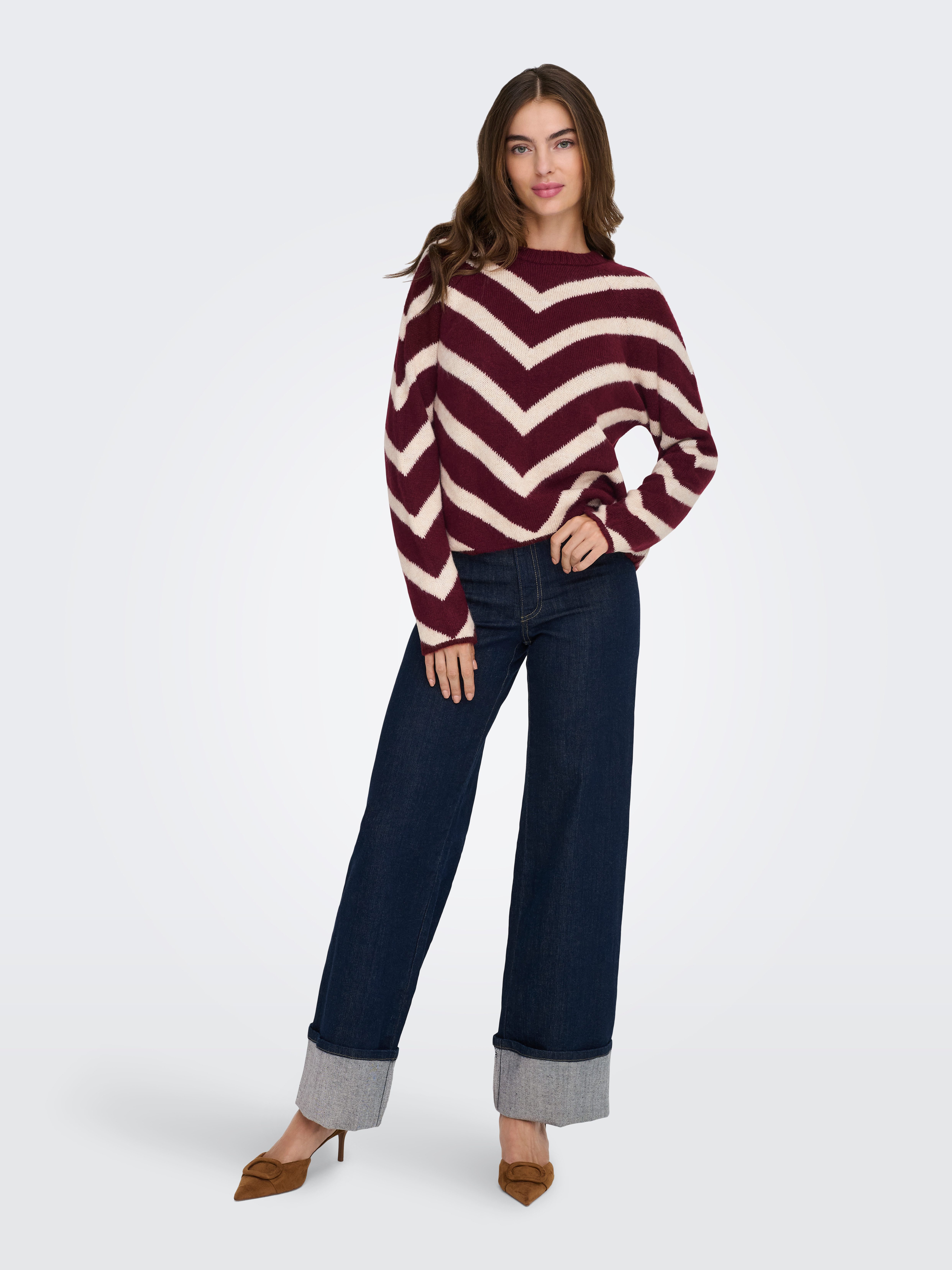 Only Gebreide trui ONLELIZA L/S PULLOVER KNT NOOS