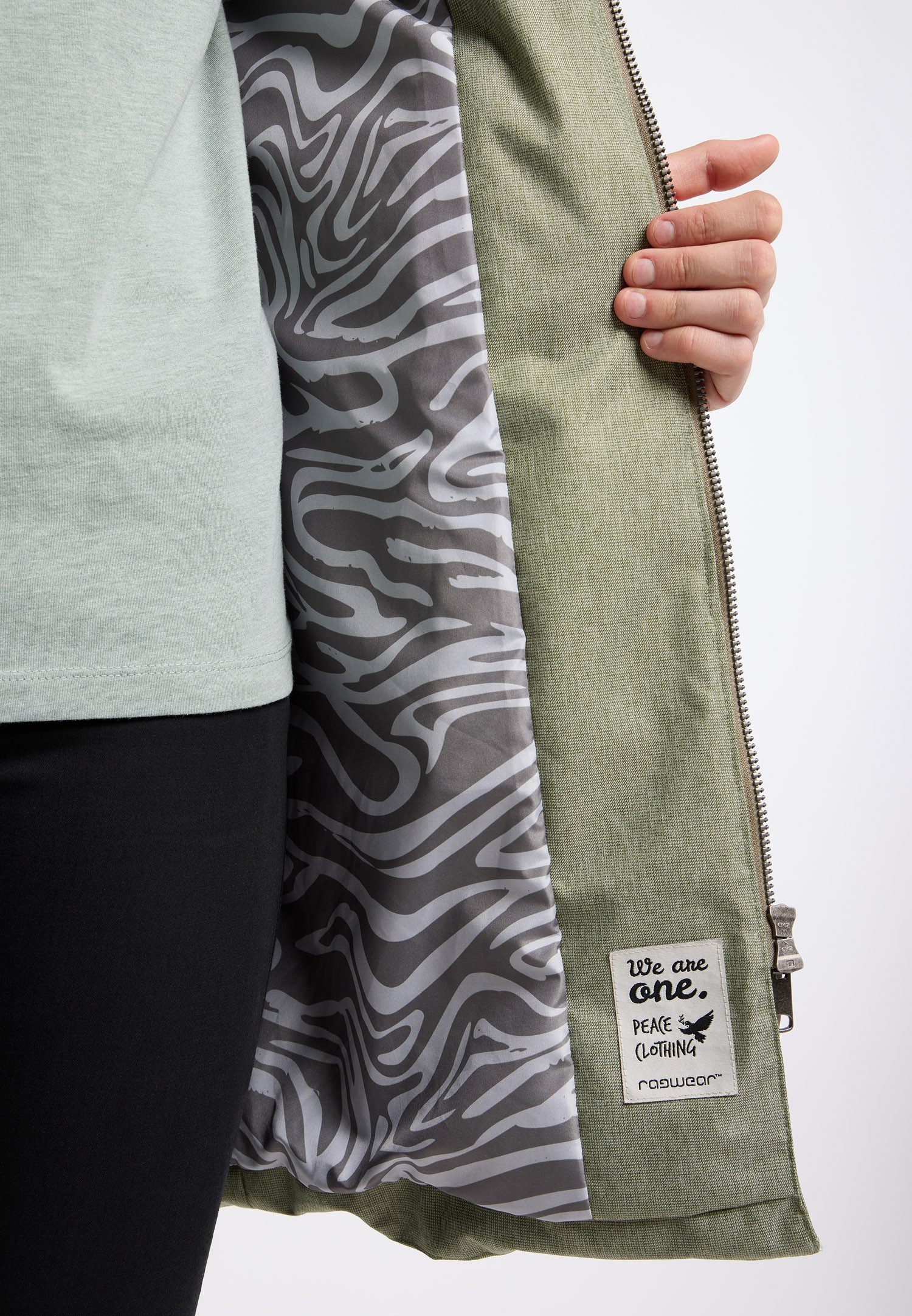 Ragwear Gewatteerde jas PAVLA waterafstotende en verwarmende quiltmantel voor de winter