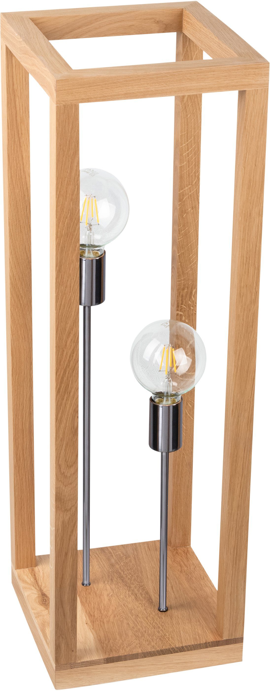 SPOT Light Staande lamp KAGO Natuurproduct van eikenhout, duurzaam met FSC®-certificaat, bijpassende LM E27, Made in EU