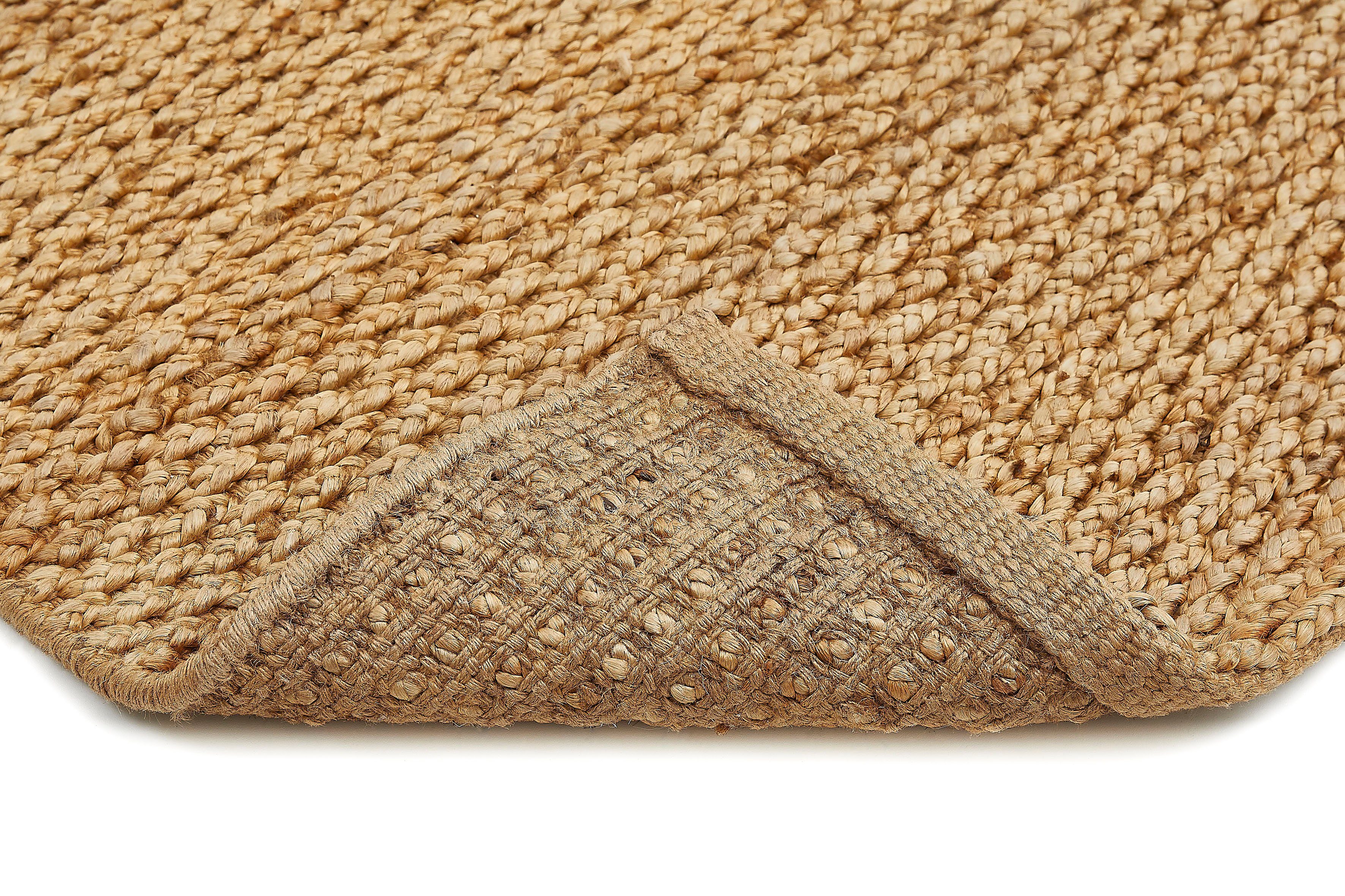 my home Vloerkleed Oda Vlakweefsel, van natuurlijke vezels, jute