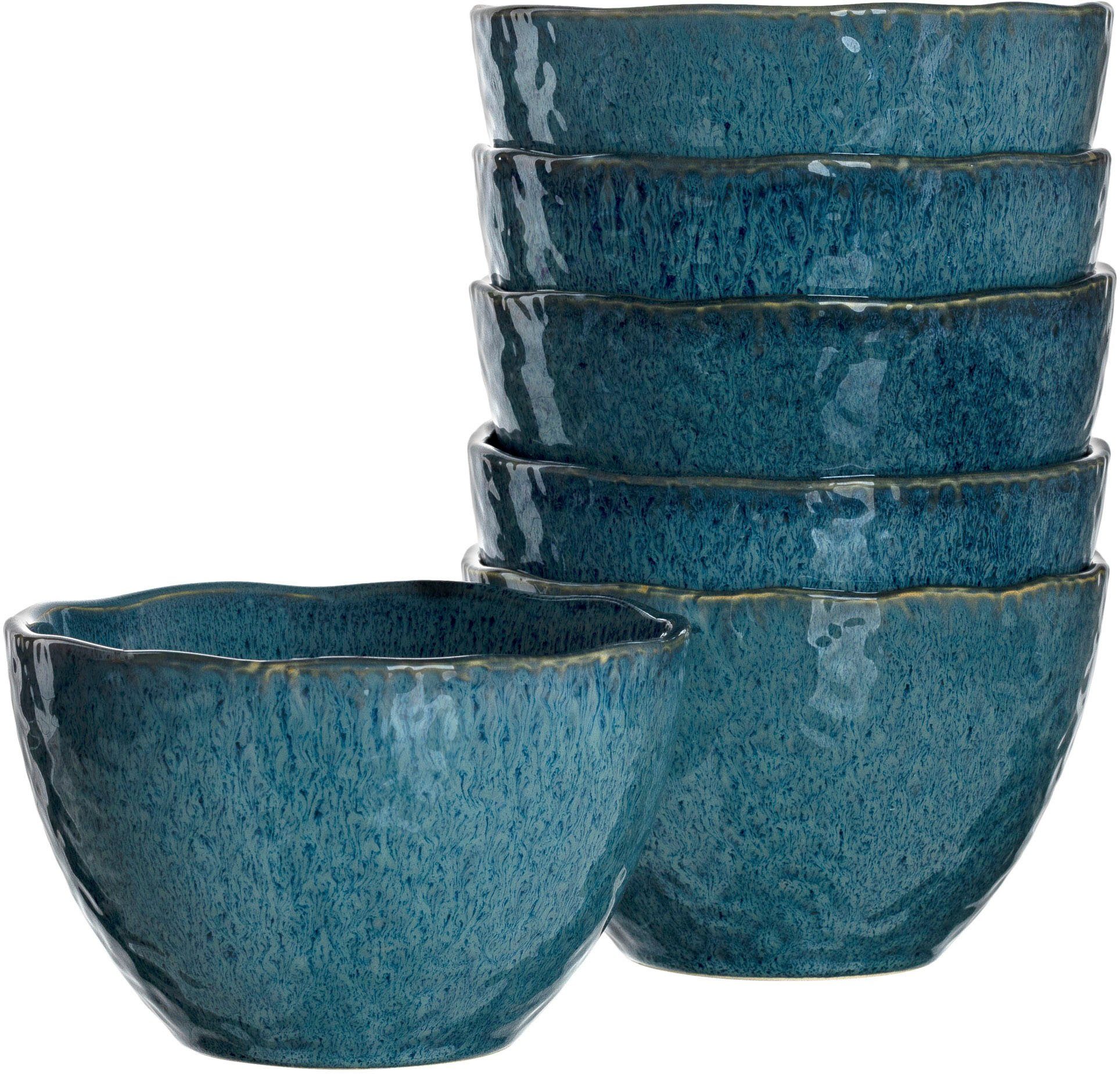 LEONARDO Schaal Matera Ø 15,3 cm (6-delig) schaaltjes blauw