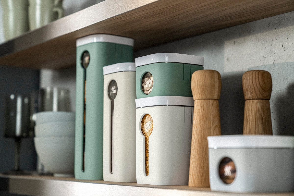 Zwilling Vacuümdoos Cube modulaire, stapelbare opbergdozen (set, 6-delig)