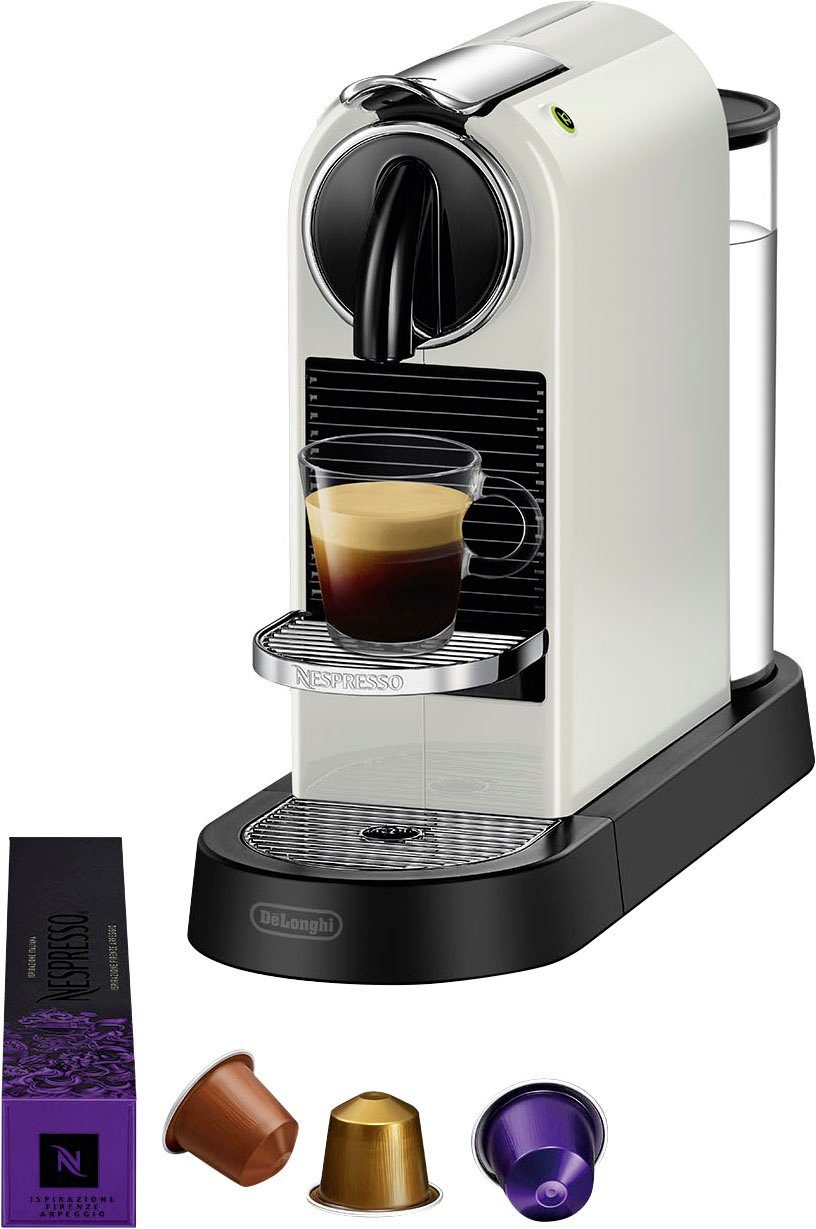 Nespresso Koffiecapsulemachine CITIZ EN 167.W van DeLonghi, White, incl. welkomstpakket met 7...