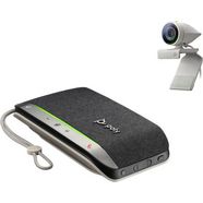 poly webcam studio p5 usb hd bundle met sync 20 grijs
