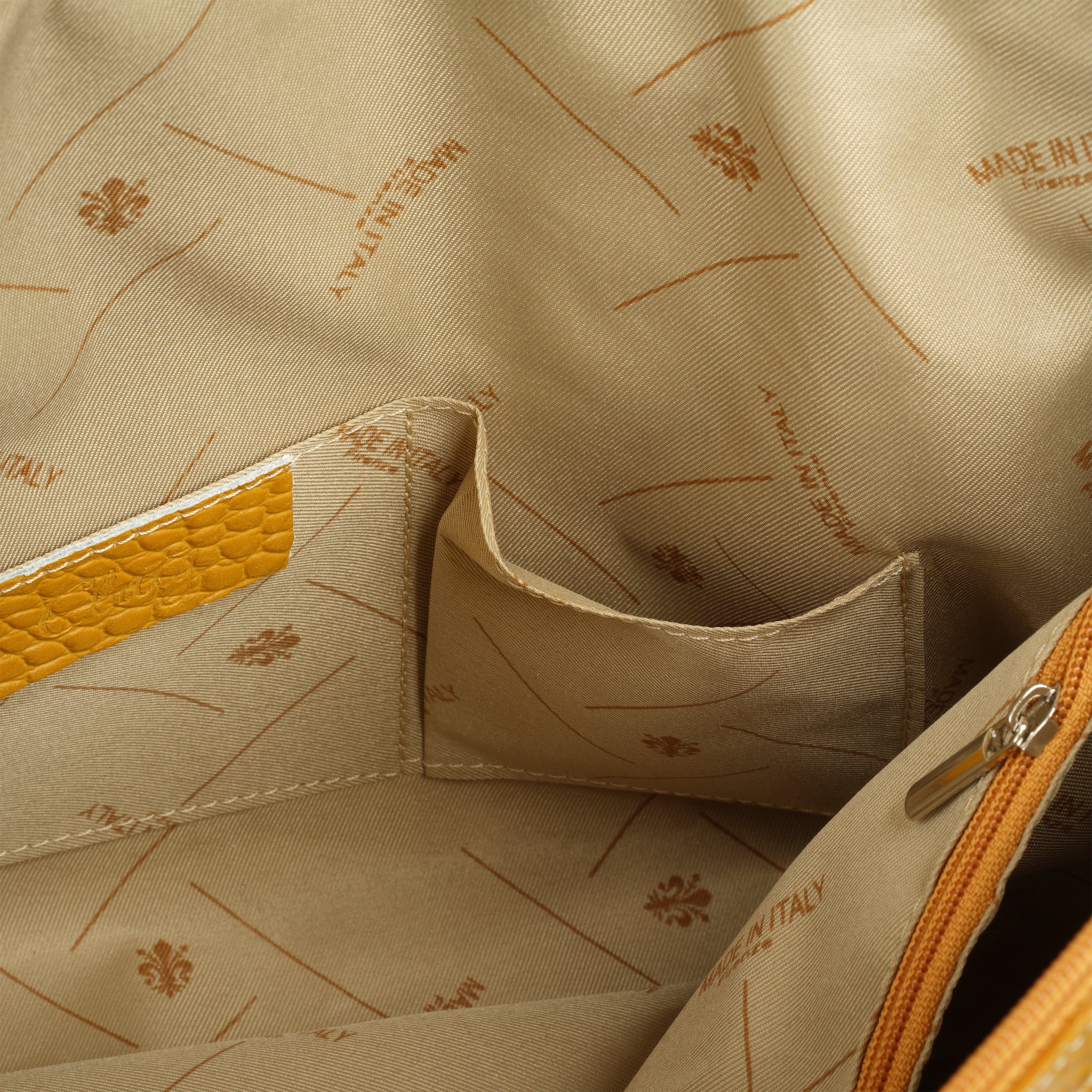 Cluty Tas echt leer, made in italy