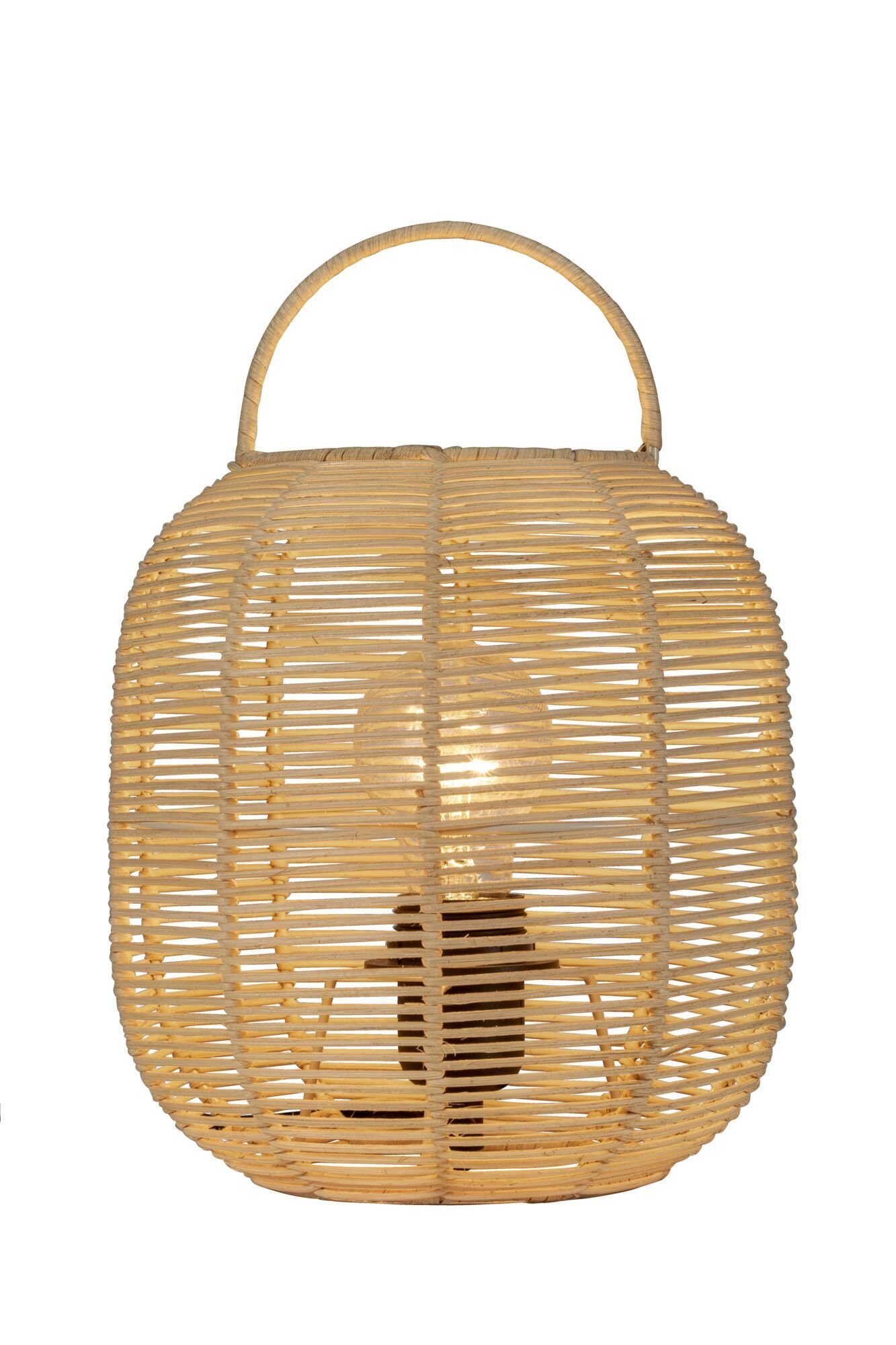 Pauleen Tafellamp Boho Glow max20W beige/wit 230V metaal/rattan