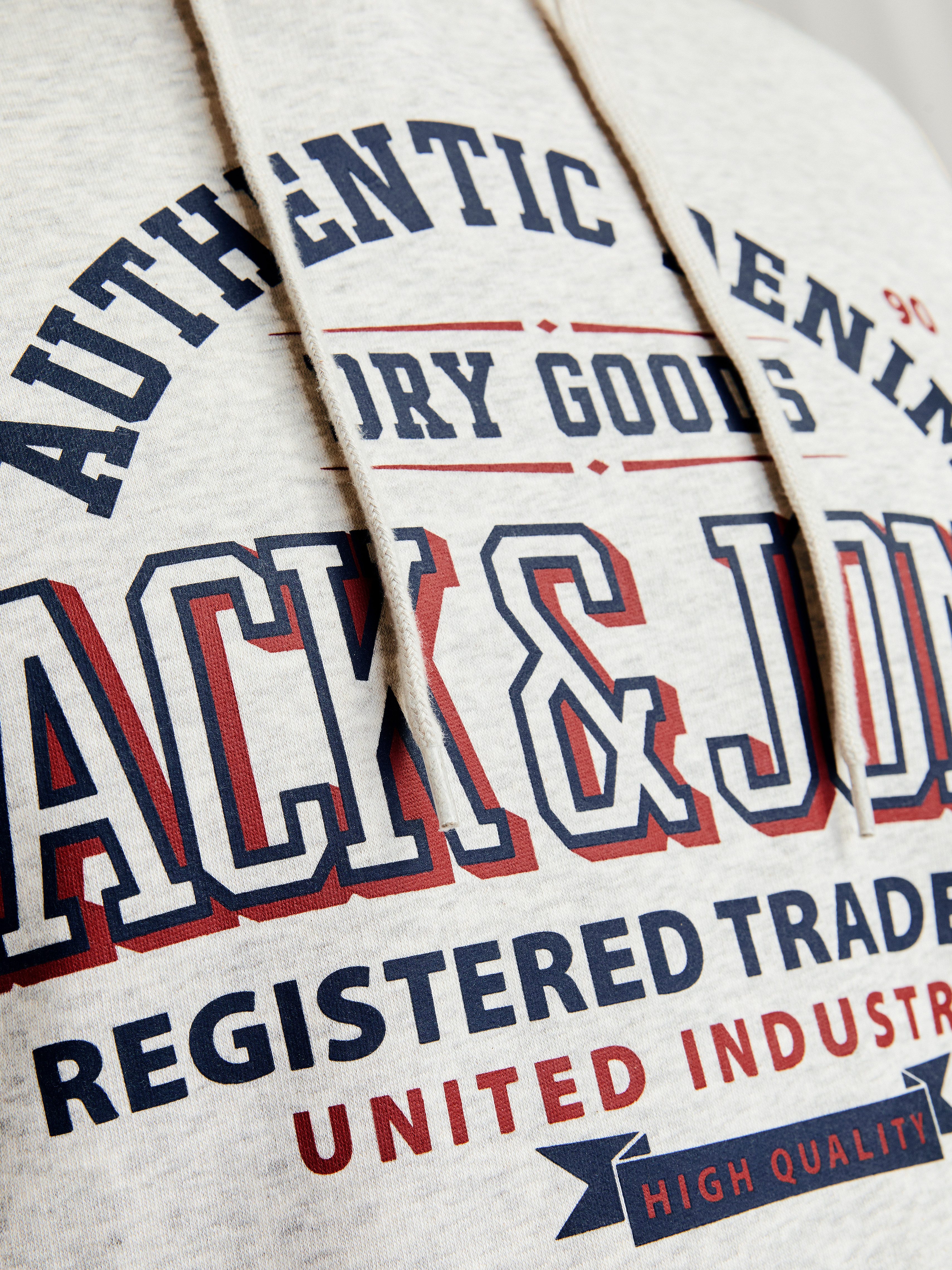 Jack & Jones PlusSize Hoodie JJELOGO SWEAT HOOD 2 COL 24/25 NOOS PLS