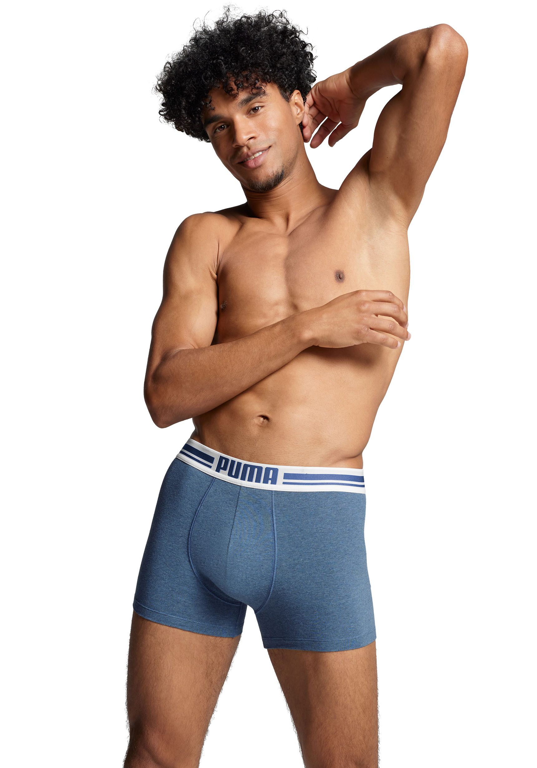 PUMA Boxershort met logoband (2 stuks, Set van 2)