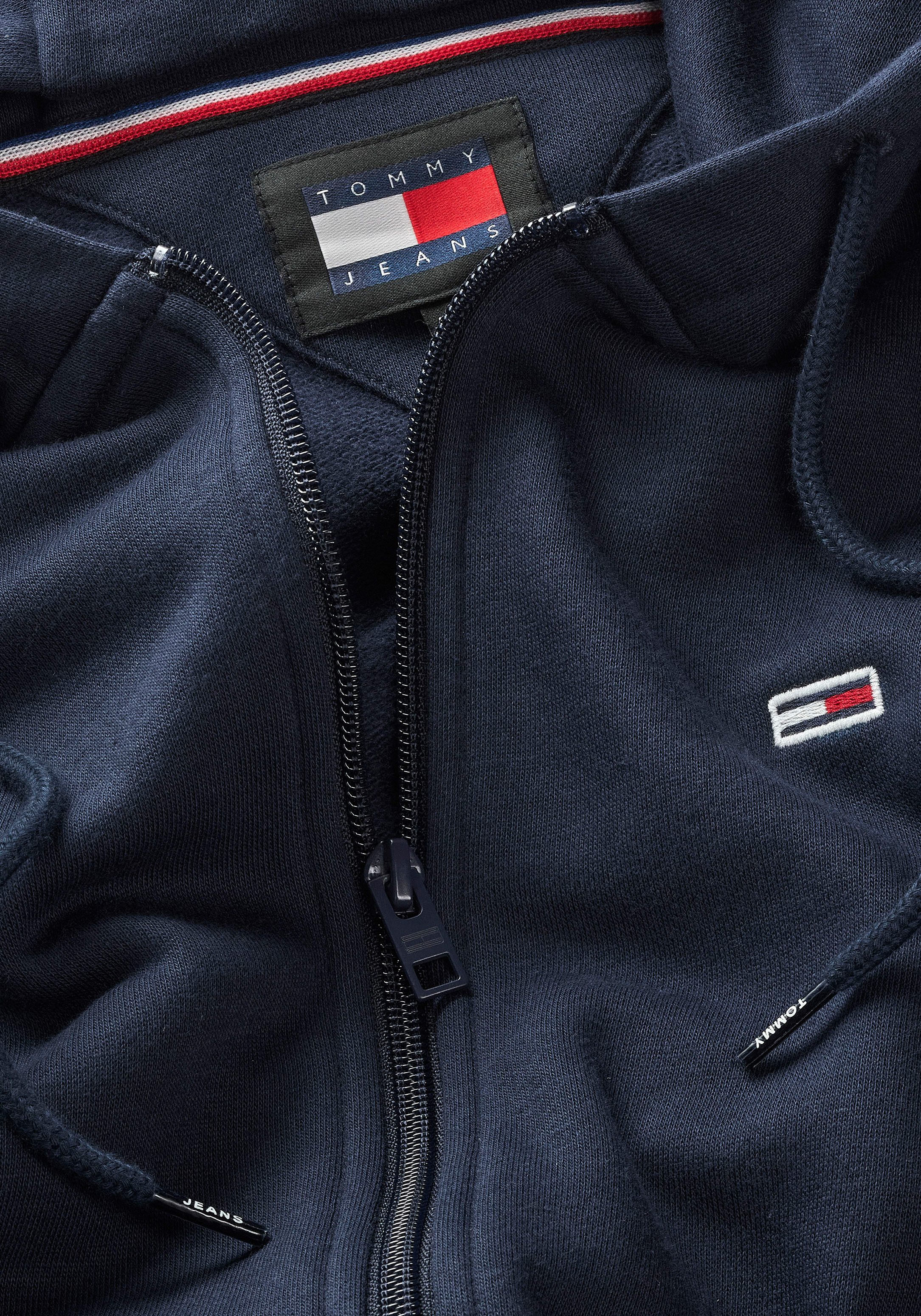 TOMMY JEANS Sweatvest TJM REG S FLAG ZIP THRU