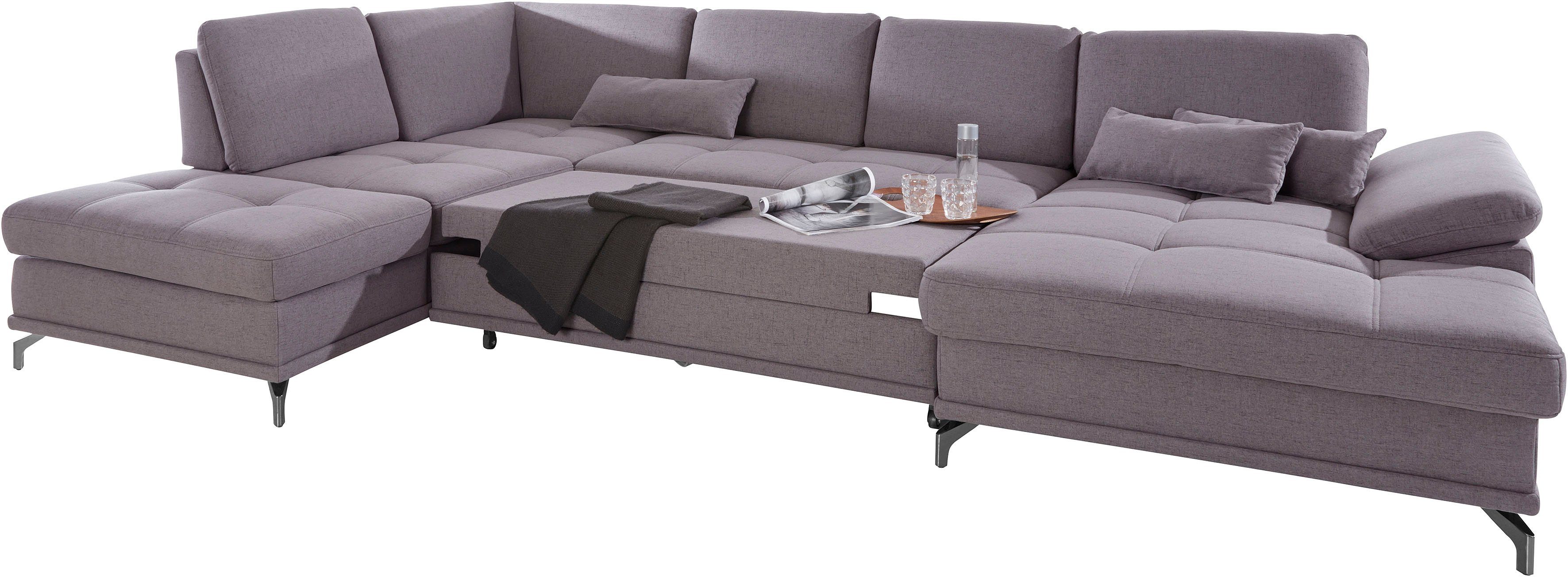 Places of Style Zithoek Costello U-vorm, met zitdiepteverstelling, armleuningverstelling en