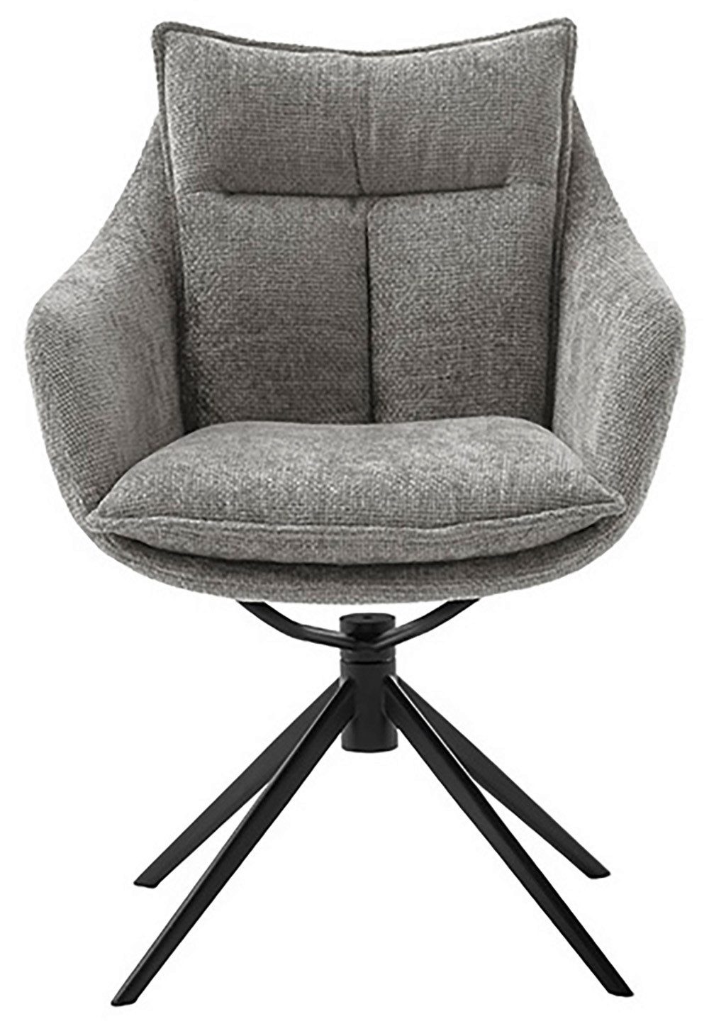 MCA furniture Eetkamerstoel Parker (2-set), draaibaar 360°, draai- & schommelfunctie, belastbaarheid 120 kg