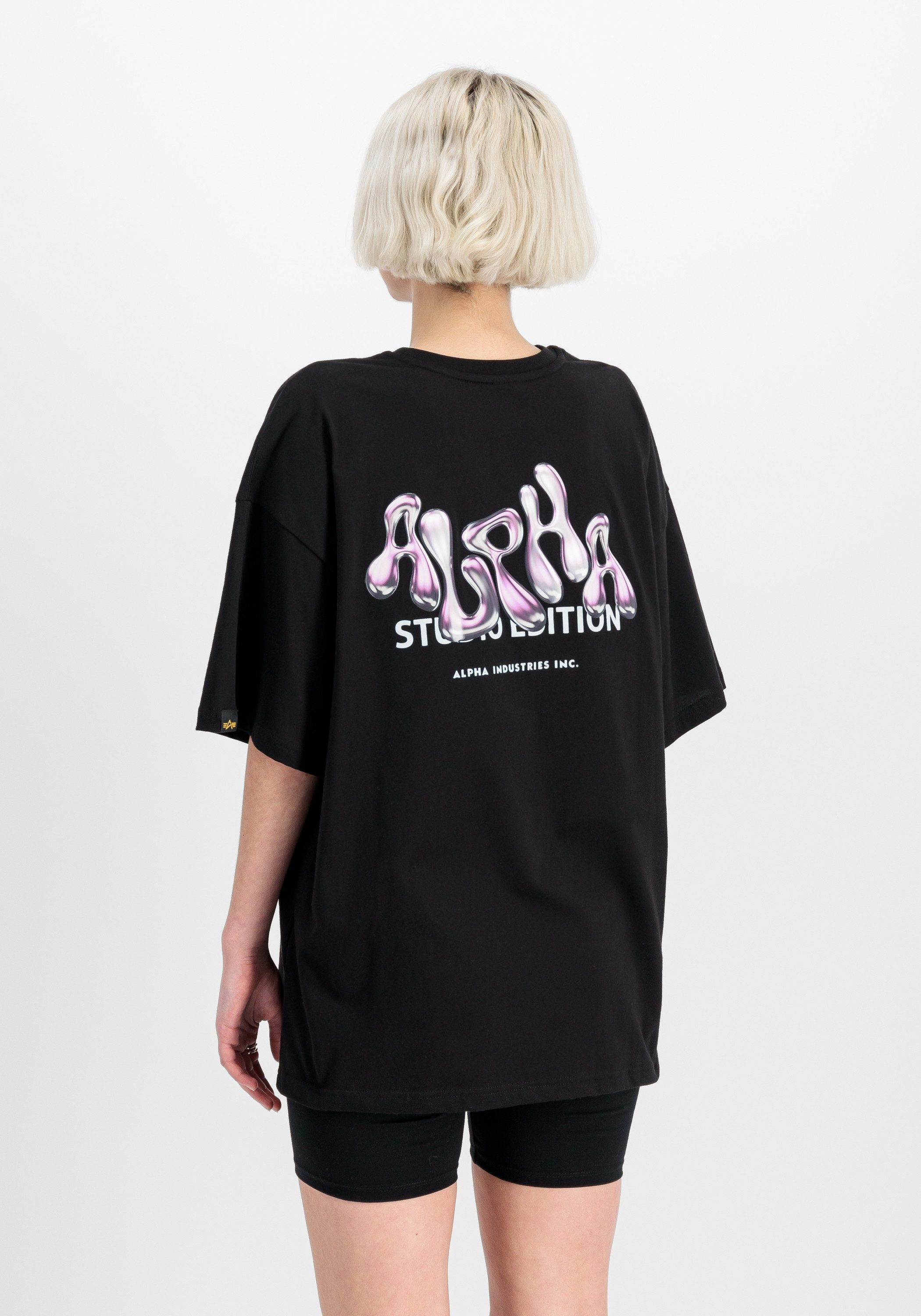 Alpha Industries T-shirt Studio Edition Backprint T-Shirt W