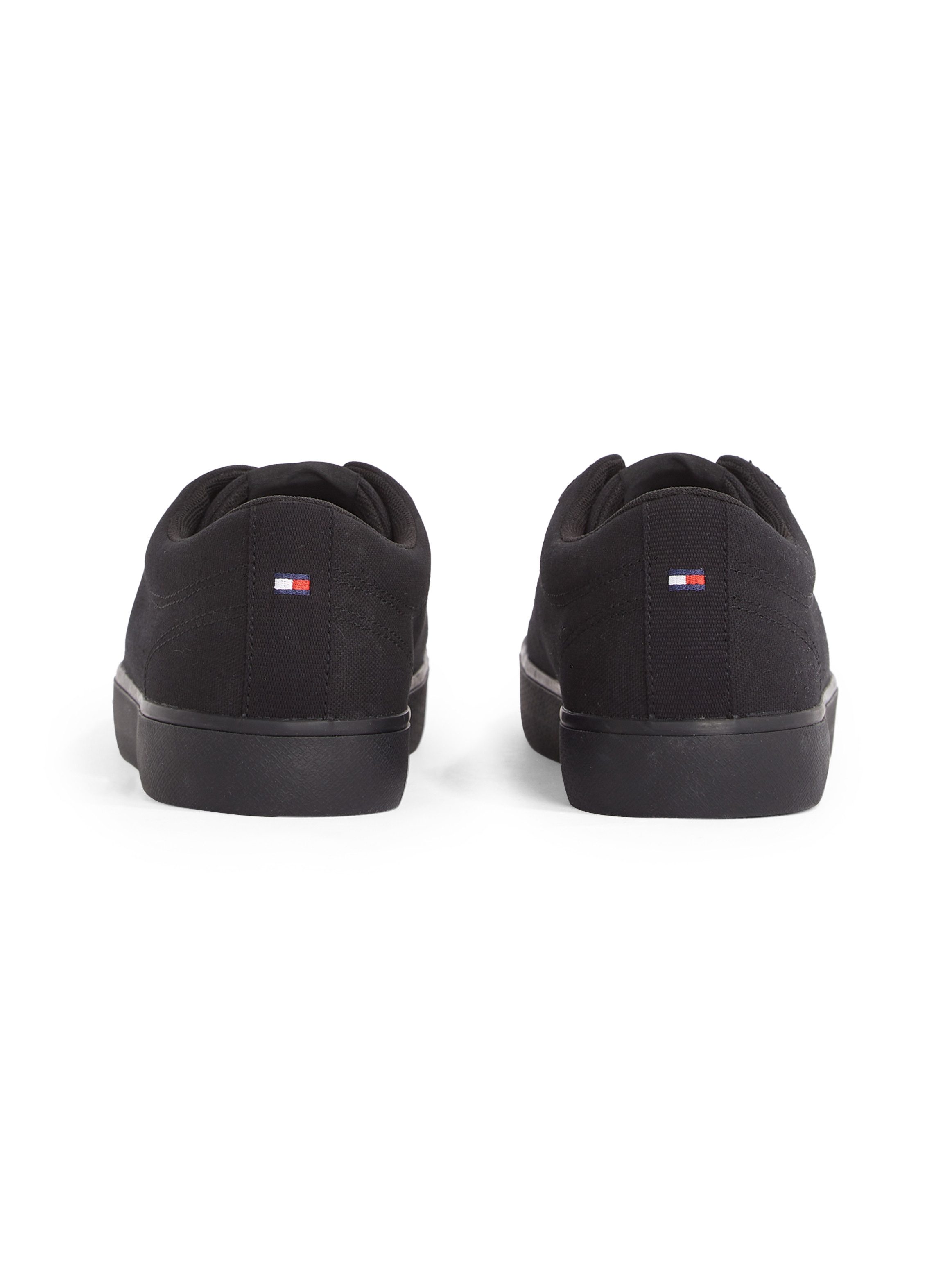 Tommy Hilfiger Sneakers TH HI VULC LOW CORE CANVAS , vrijetijdsschoen, lage schoen, veterschoenen met zacht gepolsterde schacht