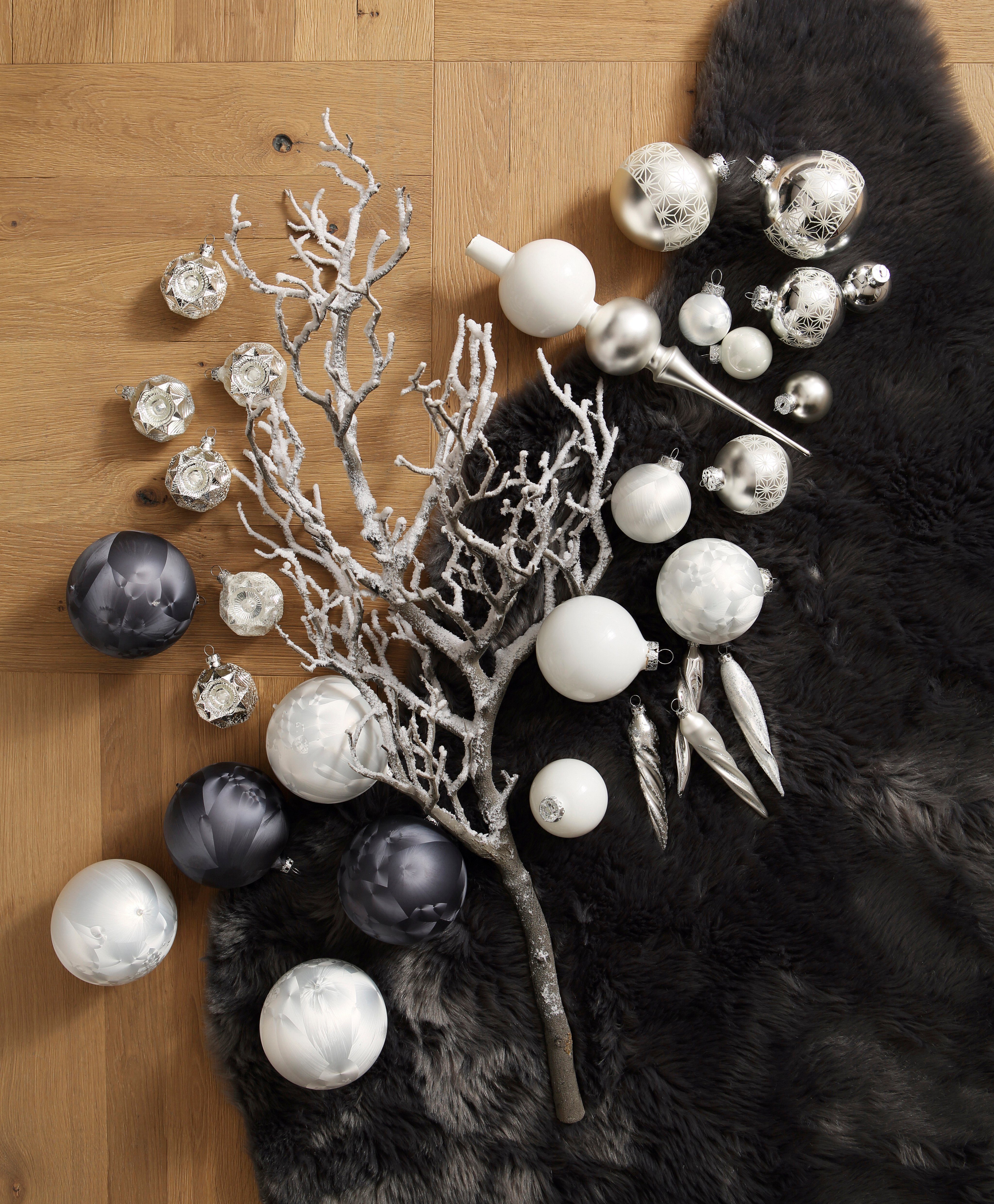 my home Winterse kunstplant Kerst versiering Deco-tak, in frozen uitvoering
