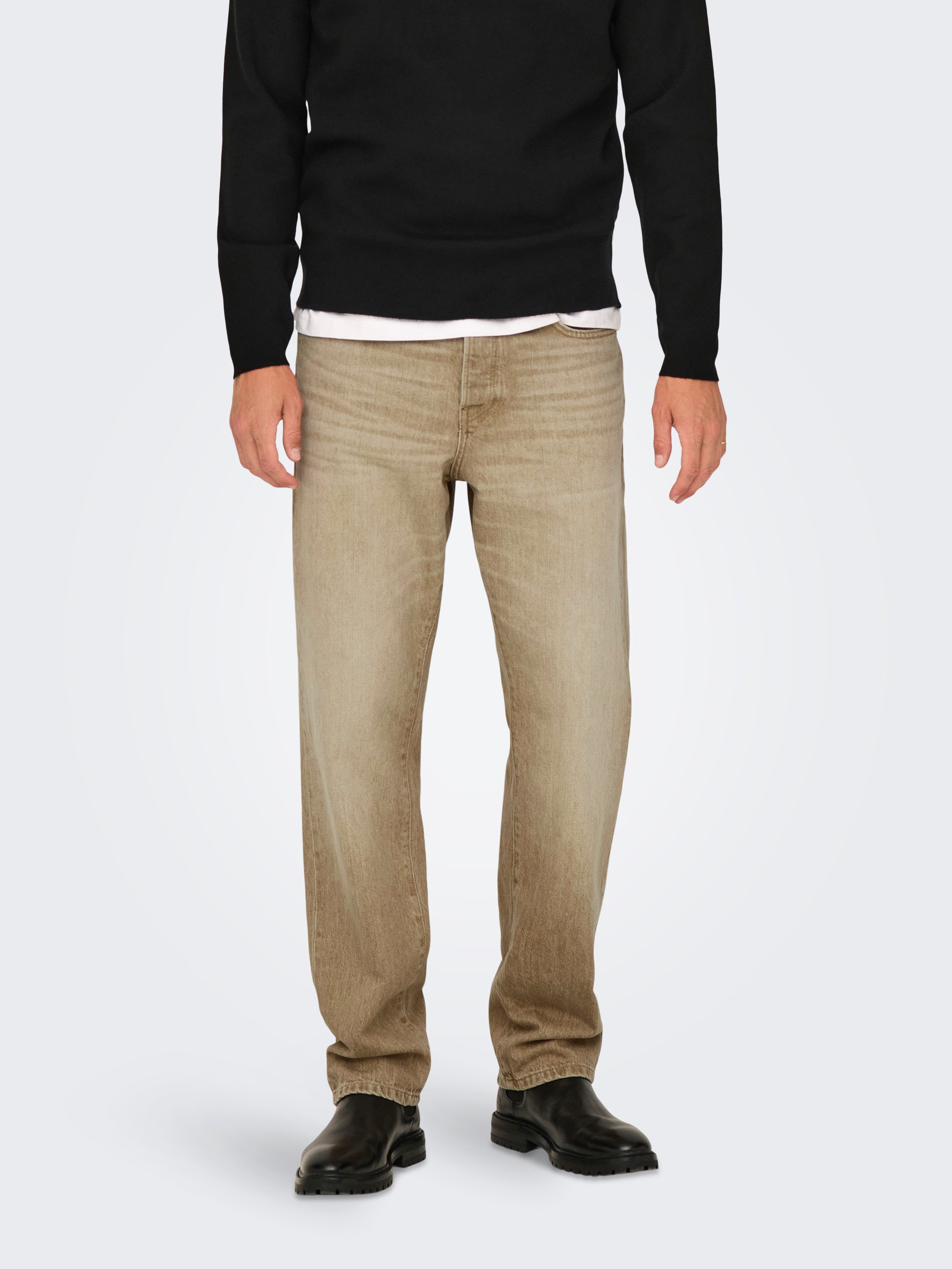 ONLY & SONS Regular fit jeans ONSEDGE STRAIGHT BROMO 0017 DOT DNM NOOS