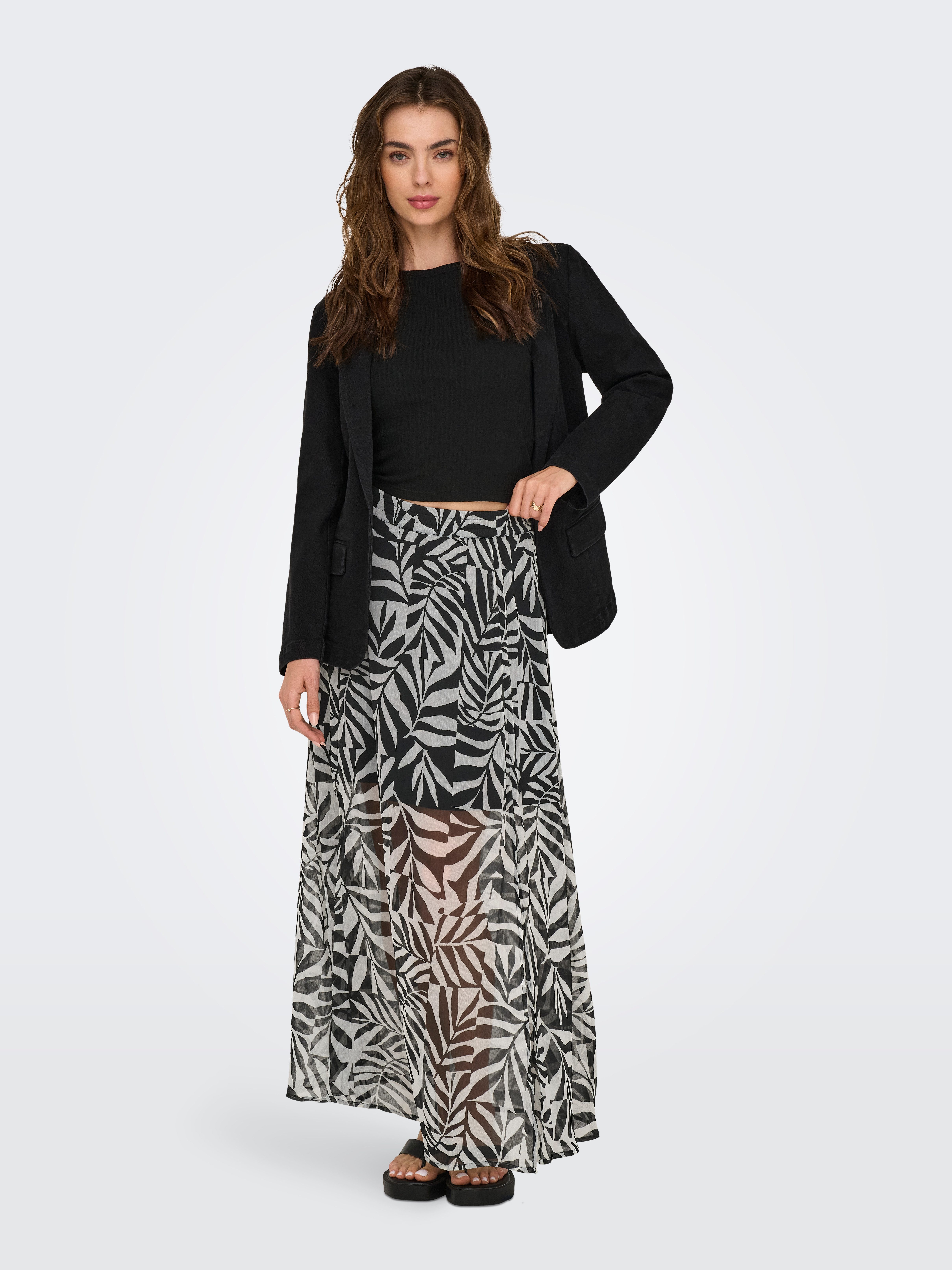 Only Plooirok ONLASTA LIFE SLIT ANKEL SKIRT PTM