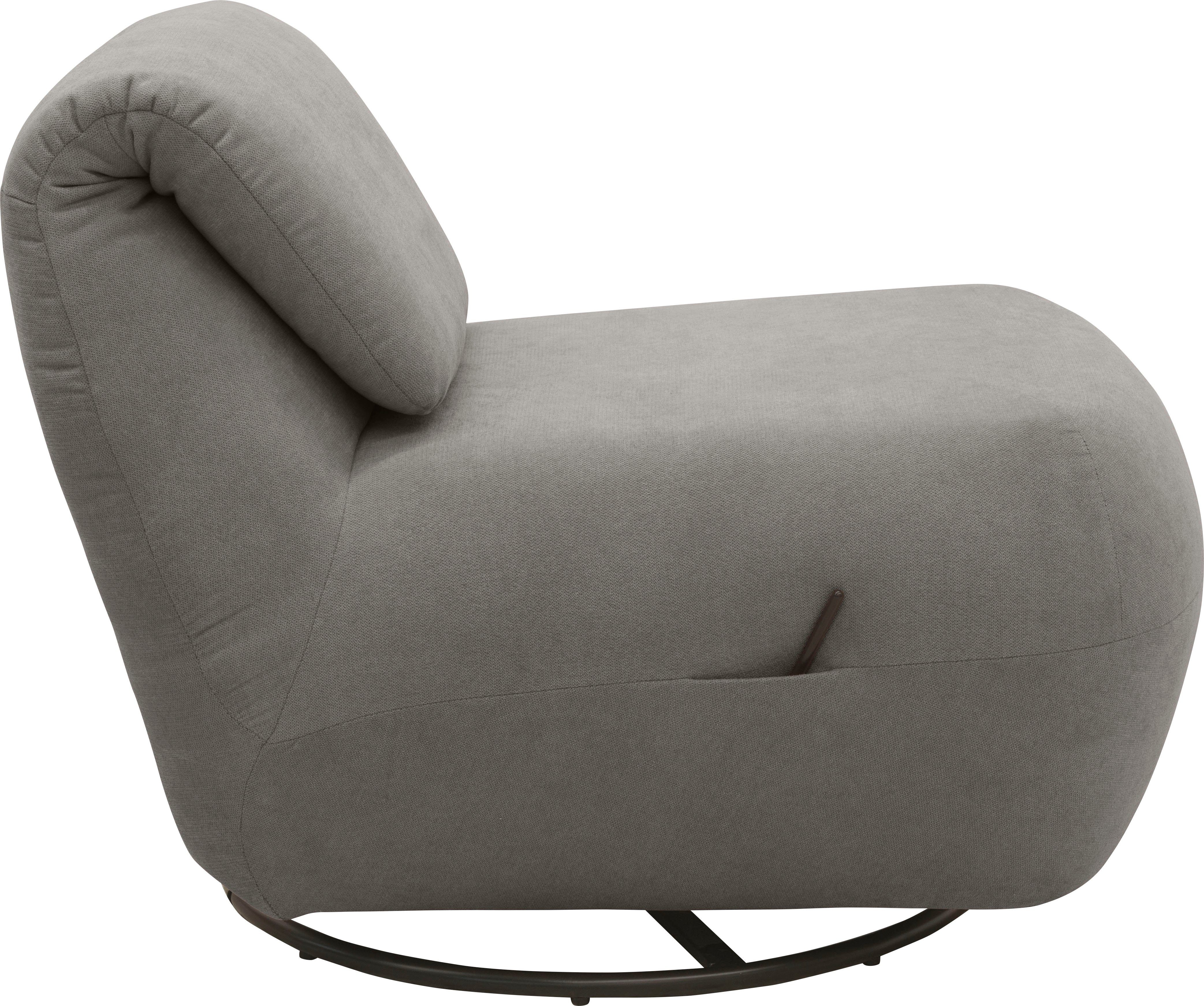 andas Relaxfauteuil Emberson stoel, rugleuning opklapbaar, draaistoel Verstelbare rugleuning, draaifunctie, naar keuze ook Swivel (wip) functie