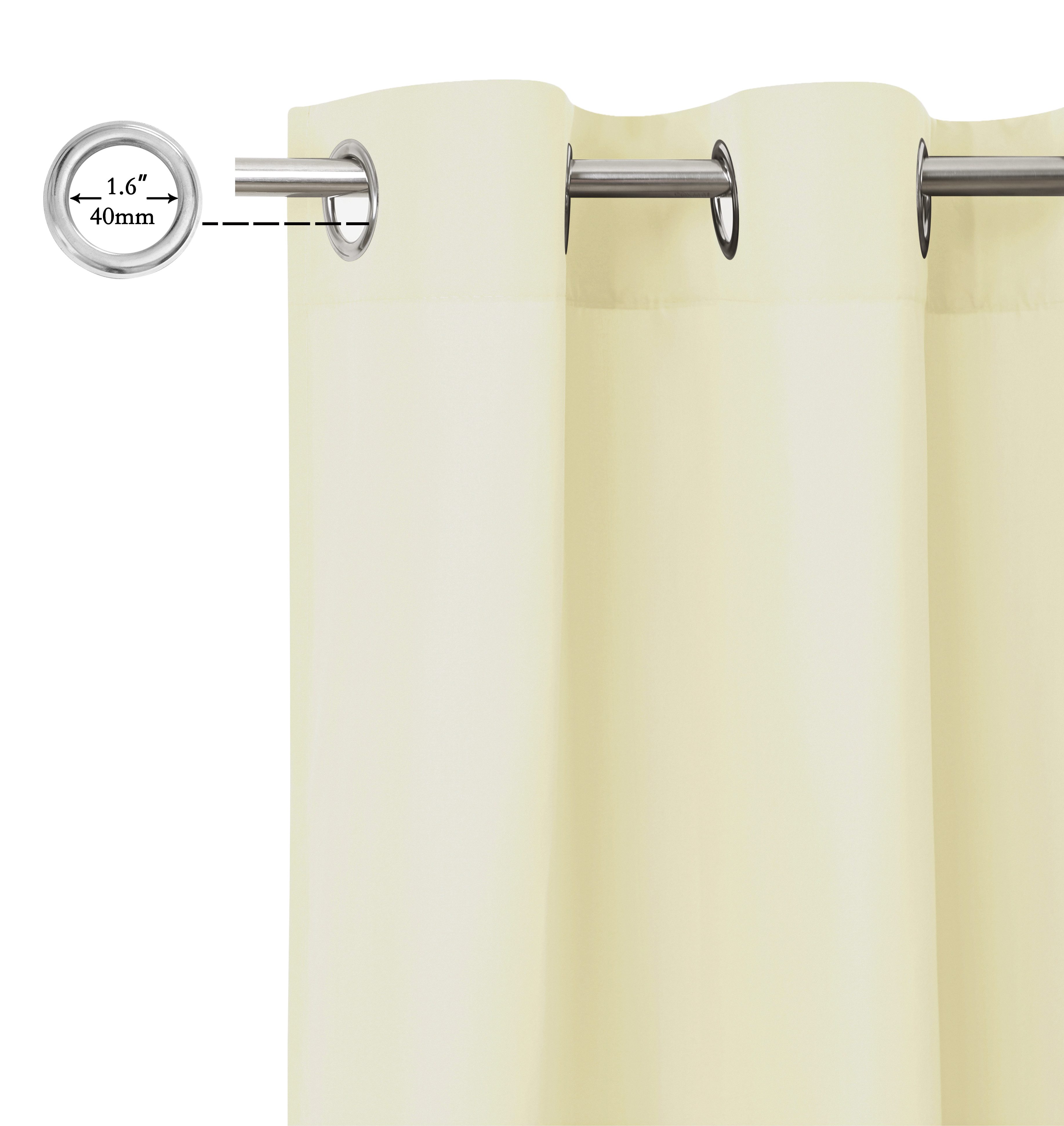 my home Gordijn Raja 2-pack, bestseller, effen, modern, onderhoudsvriendelijke microvezel (2 stuks)