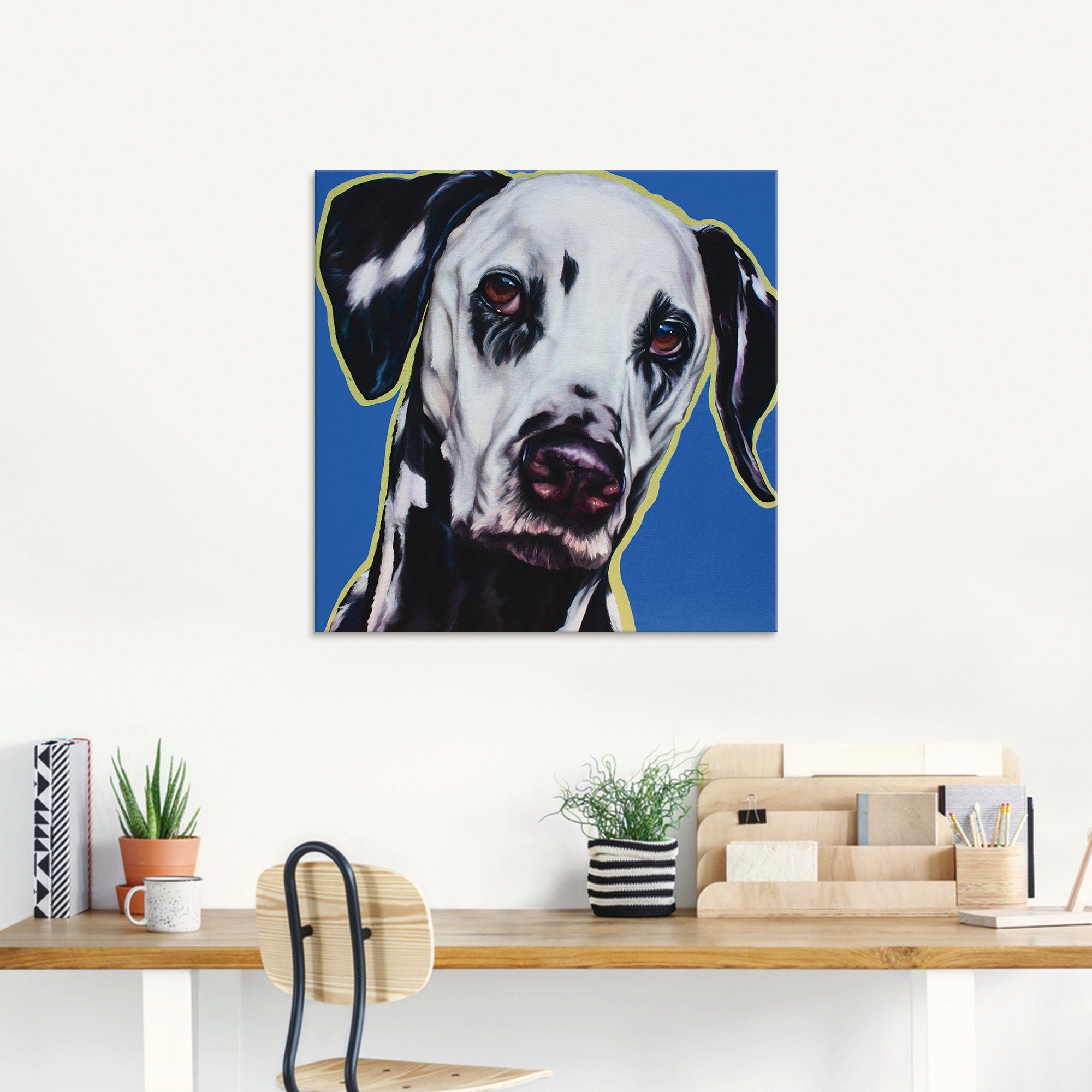 Artland Print op glas Dalmatiër Chet in verschillende maten