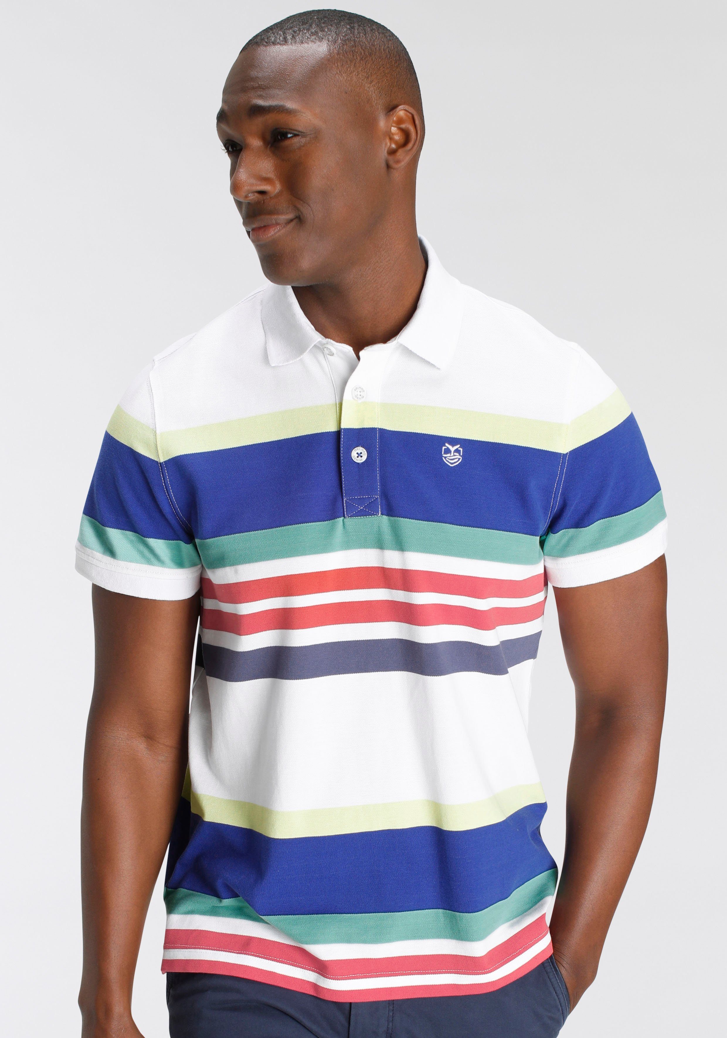 DELMAO Poloshirt Korte mouwen, met polokraag, van piqué-stof, van 100% katoen