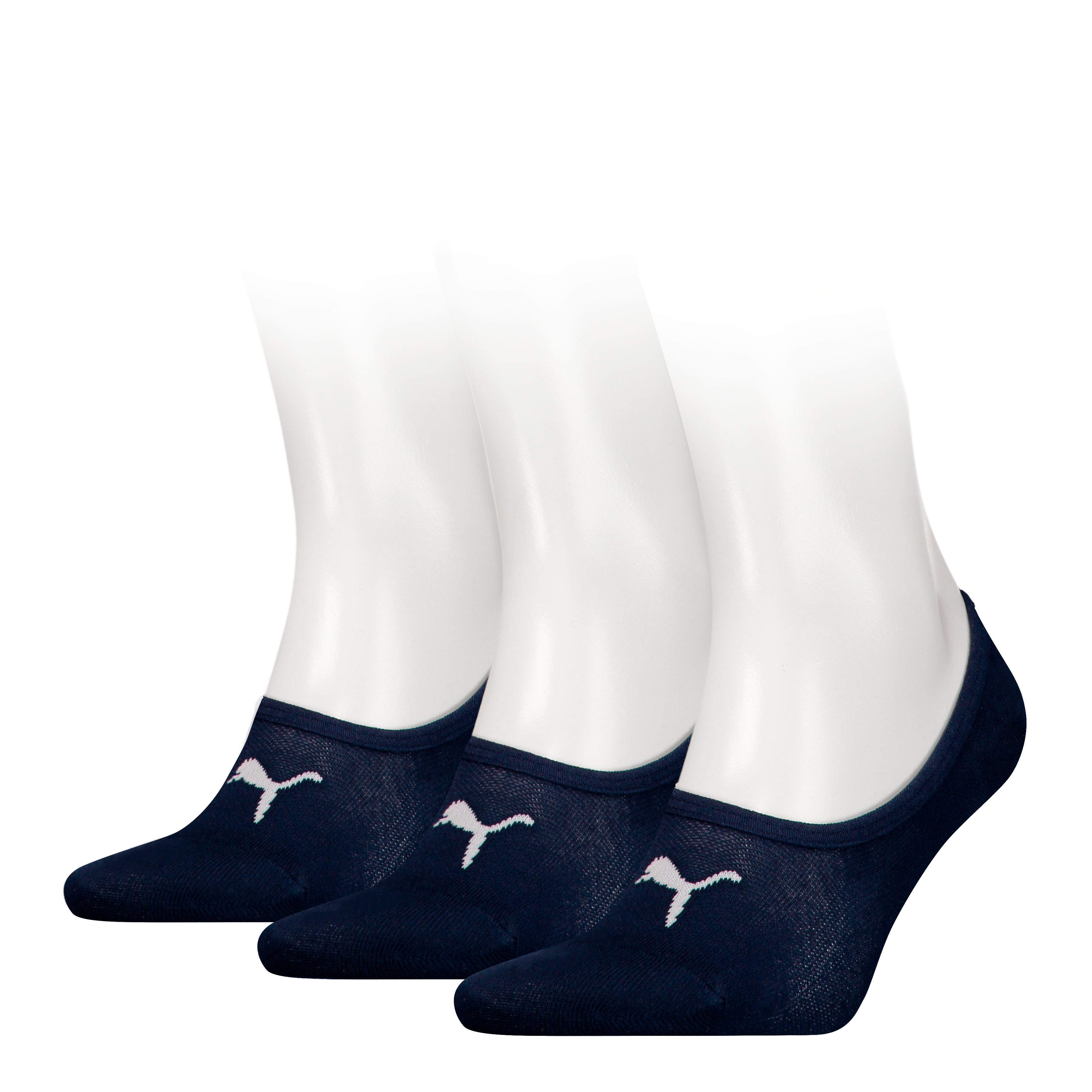 PUMA Enkelsokken PUMA UNISEX FOOTIE 3P (3 paar) unisex sokken maat 35-38 blauw