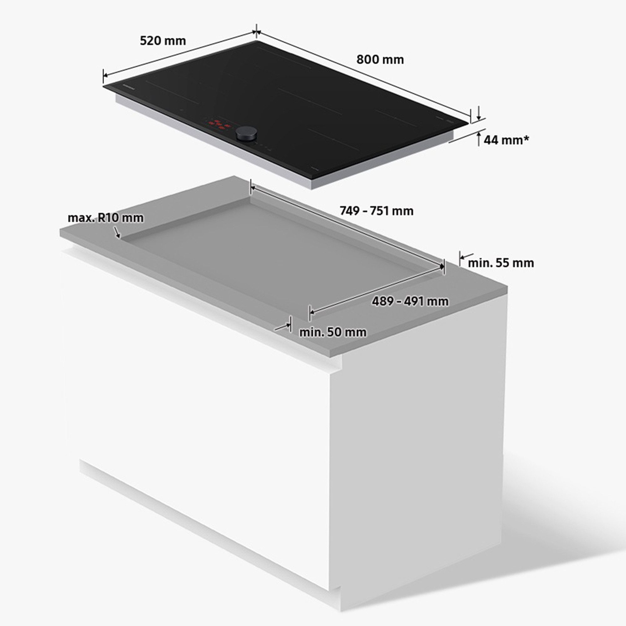 Samsung Flex-inductiekookplaat NZ85C6058HK/U1