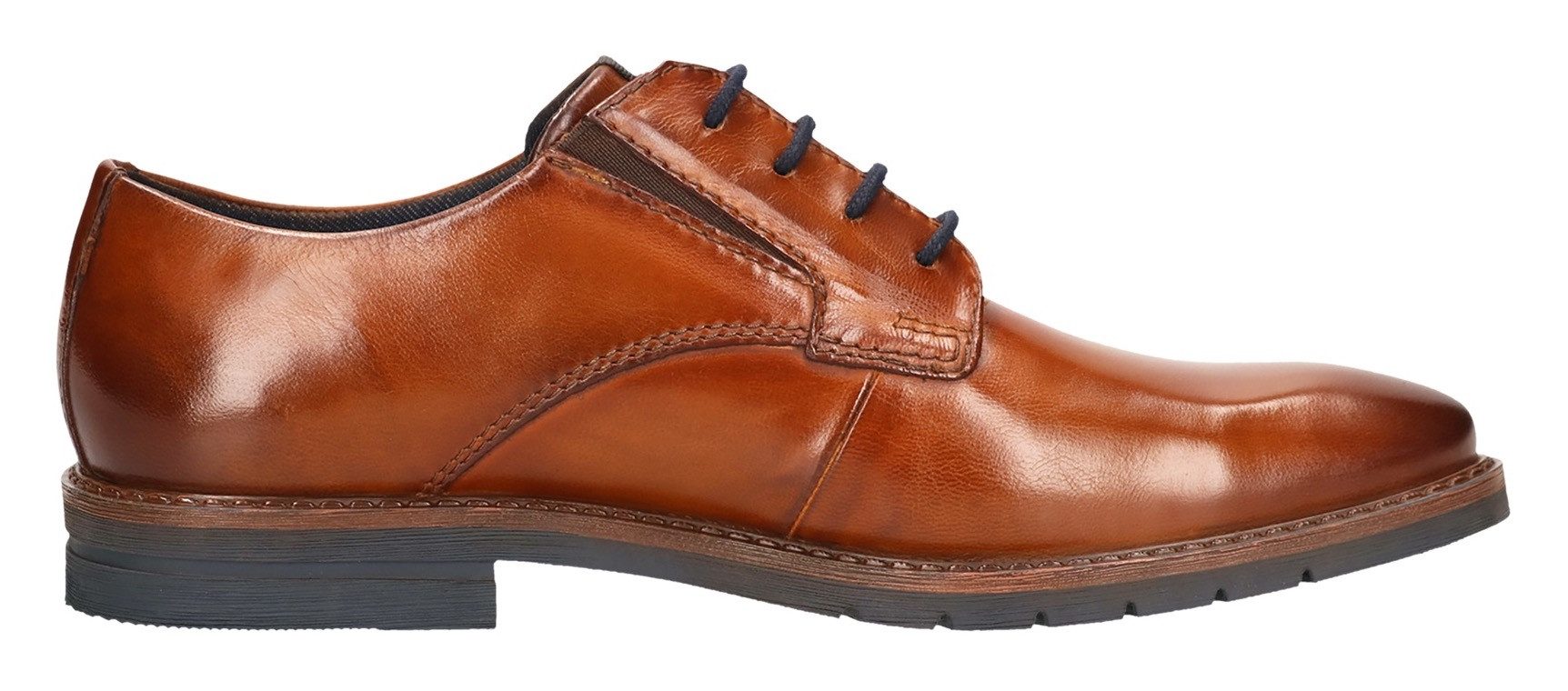 Bugatti Veterschoenen , businessschoen, avond-schoen met kleine stretchinzetten, breedte g