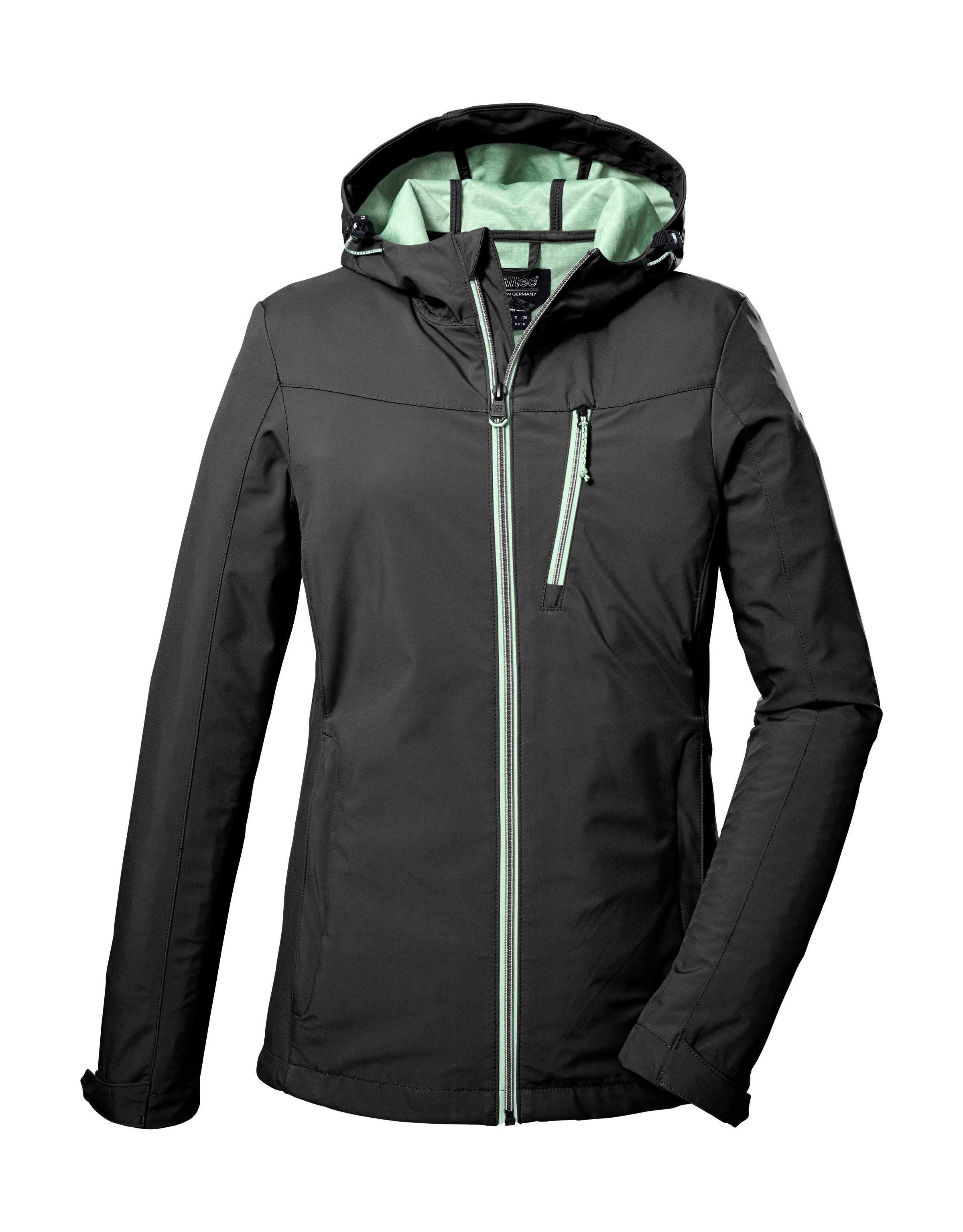 Killtec Softshell-jack KOS 89 WMN SFTSHLL JCKT Dames softshelljack: wind- en waterdicht, ademend