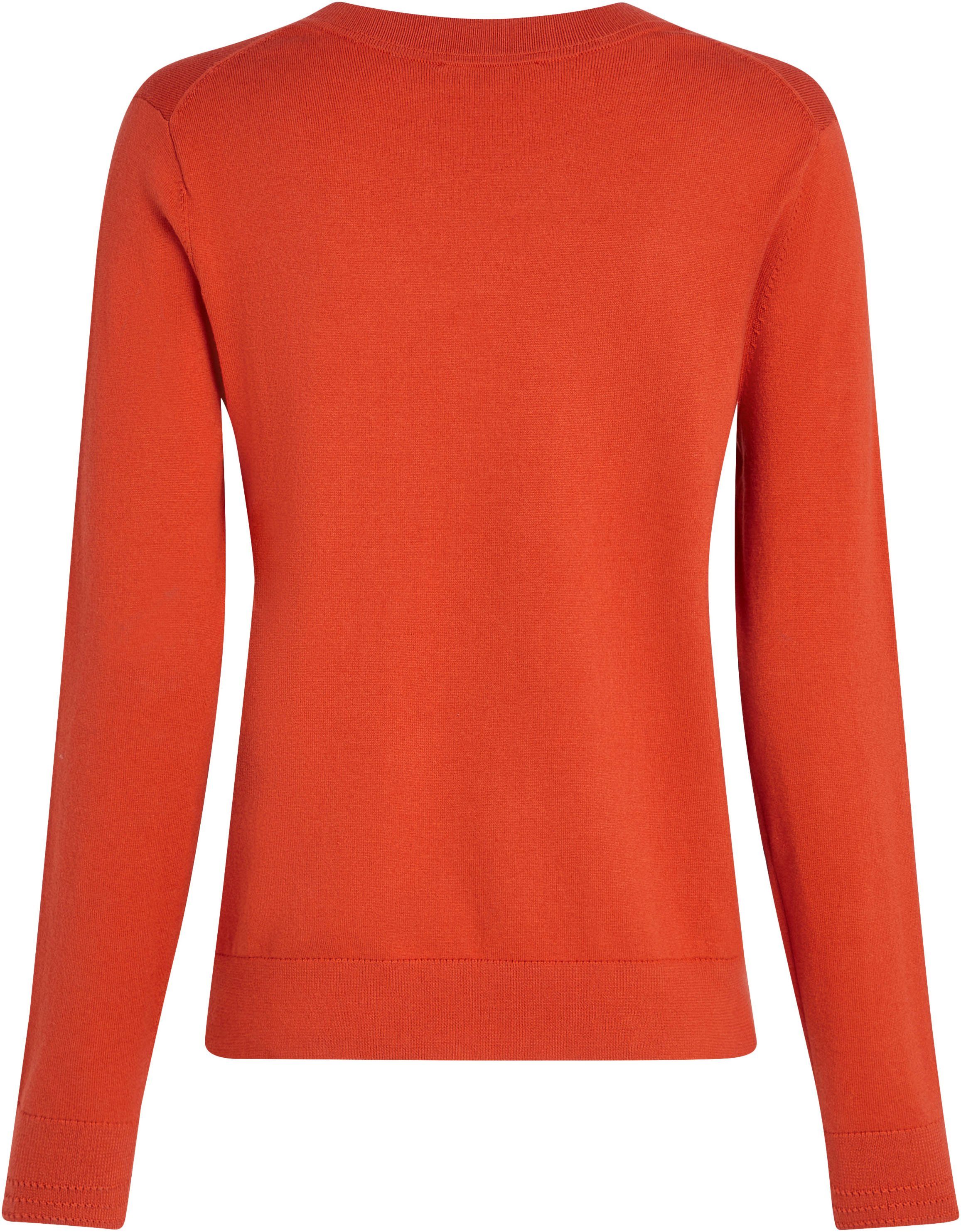Tommy Hilfiger Trui met V-hals met logoborduursel