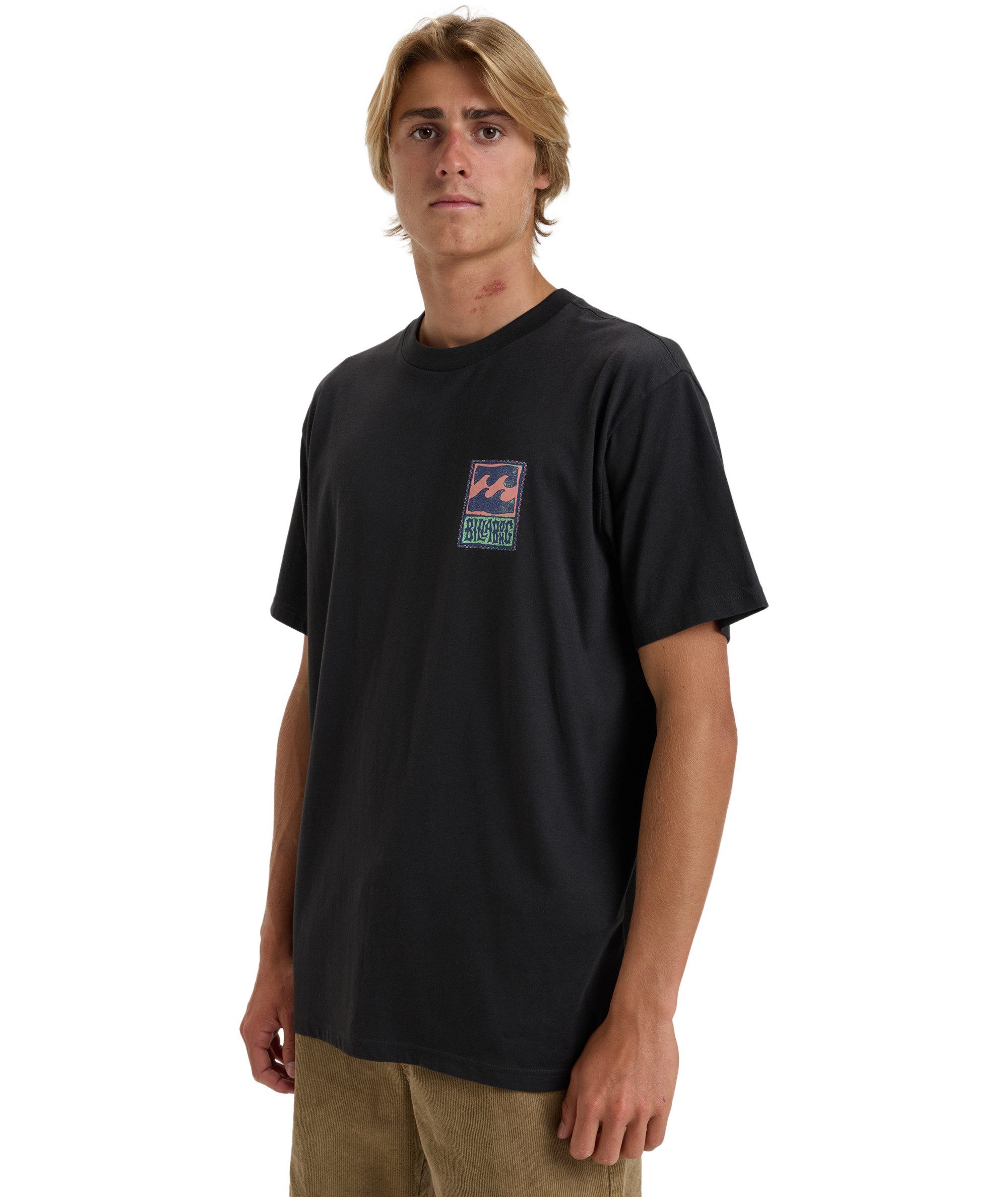 Billabong T-shirt STAMP SS (1-delig) heren t-shirts maat S zwart