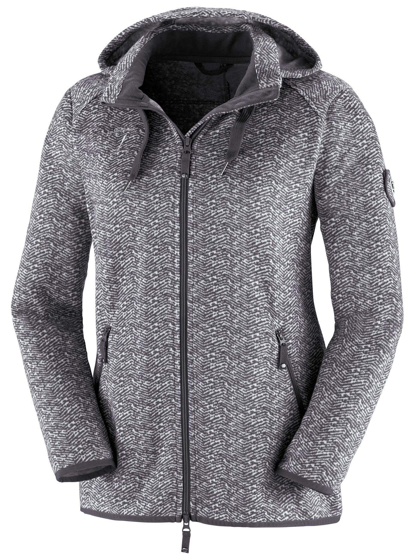 Casual Looks Fleecejack met capuchon