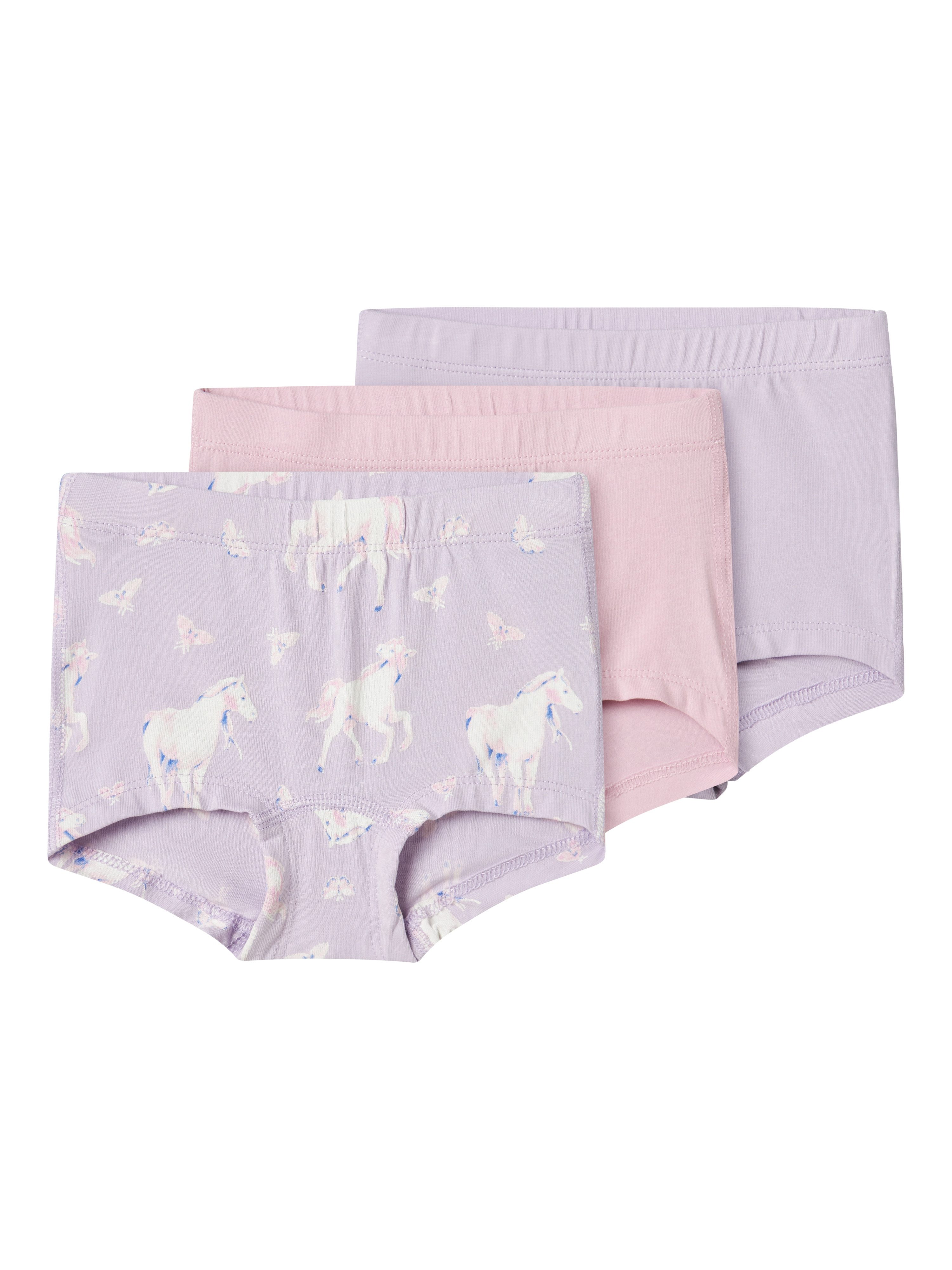 Name It Hipster NMFTIGHTS 3P PASTEL LILAC HORSE NOOS (set, 3 stuks)