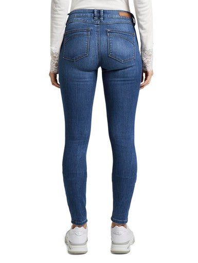 Tom Tailor Denim Skinny fit jeans JONA met sterke wassing en whiskering