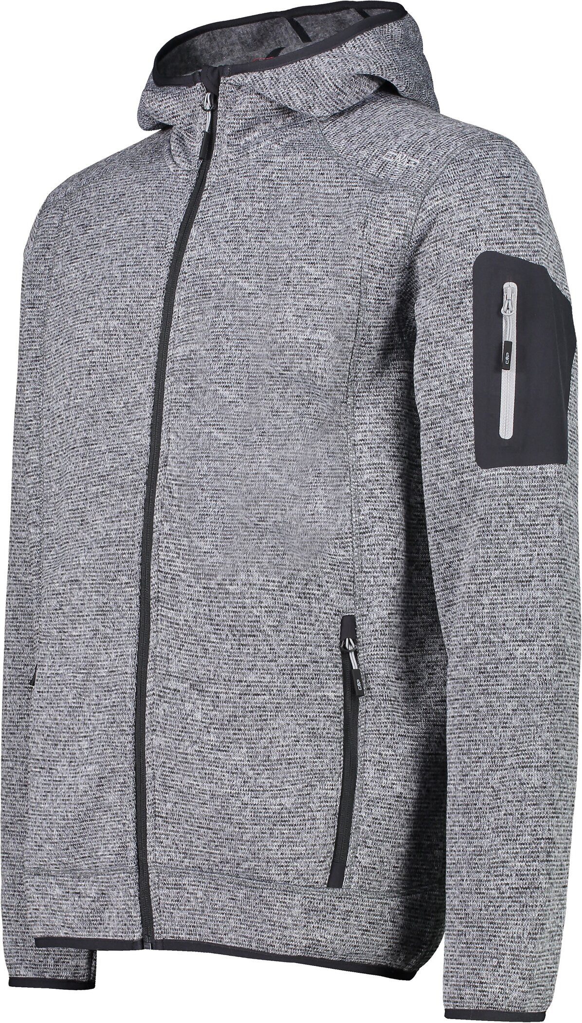 CMP Gebreid fleecejack MAN JACKET FIX HOOD (1 stuk)